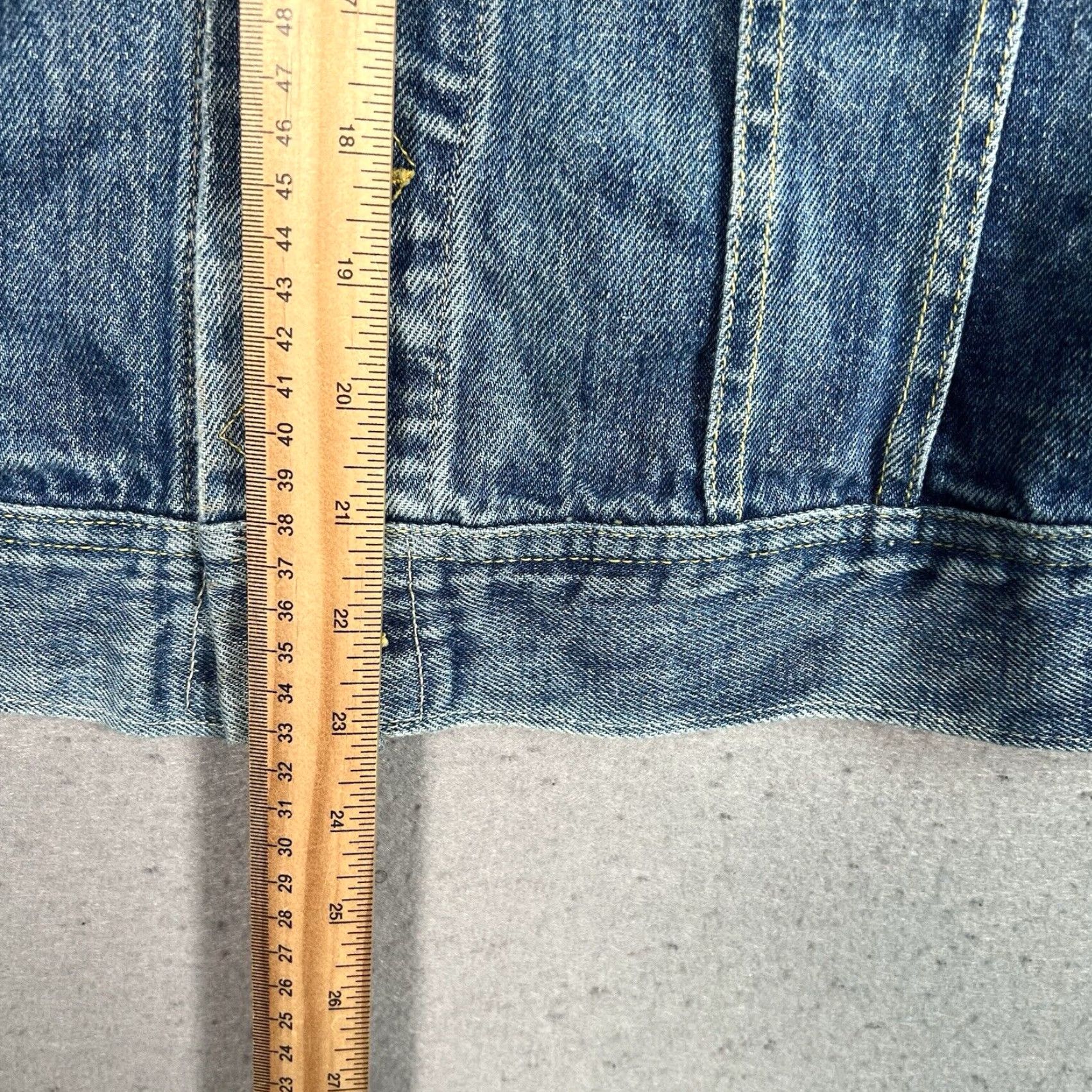 Lee VINTAGE Lee Denim Trucker Jacket Adult Small Blue Wash USA Men’s 70s Fashion Size US S / EU 44-46 / 1 - 3 Thumbnail