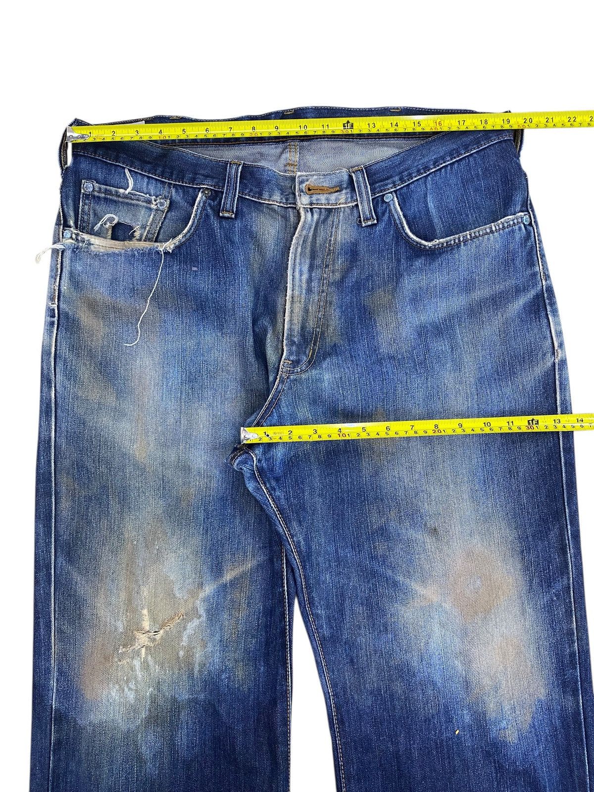 Edwin Vintage Edwin Blue Faded Wash Style Loose Jeans Size US 38 / EU 54 - 6 Thumbnail