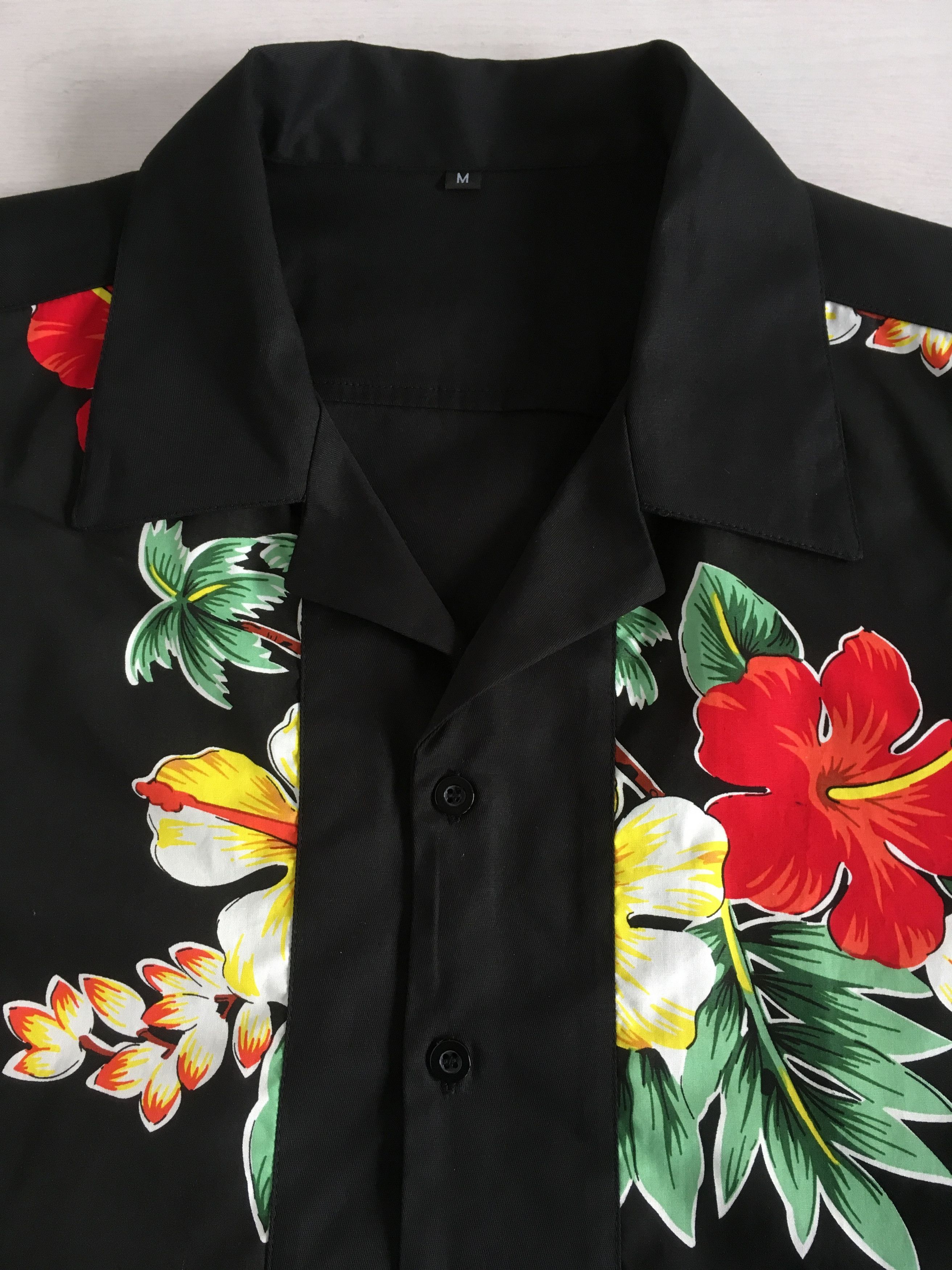 Other Men Shirt Printed Panel Collar Hawaii Shirts Size US XXL / EU 58 / 5 - 8 Thumbnail