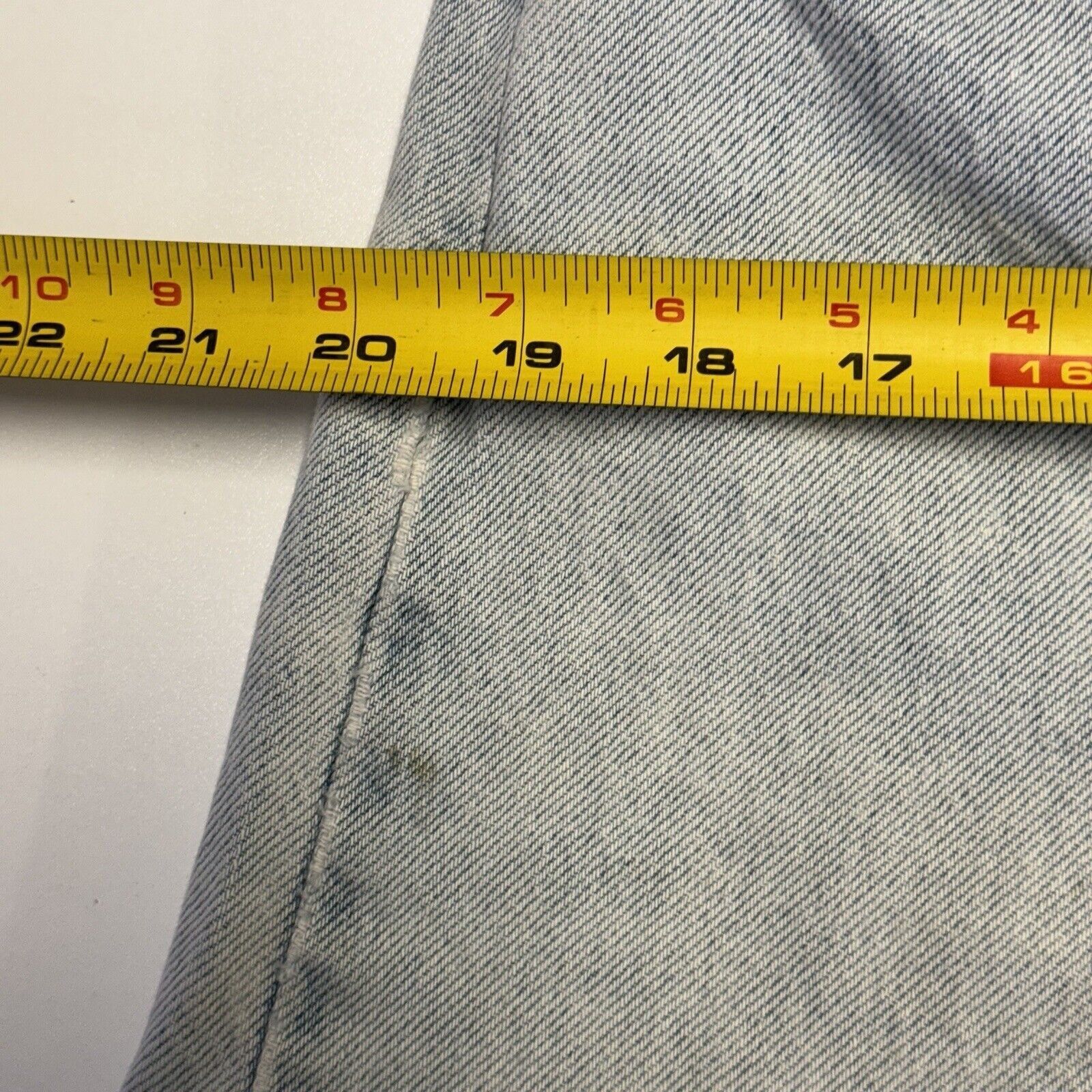 Levi's × Vintage Vintage Levis 505 Jeans 36x32 Light Wash Straight Leg Regula Size US 36 / EU 52 - 14 Thumbnail