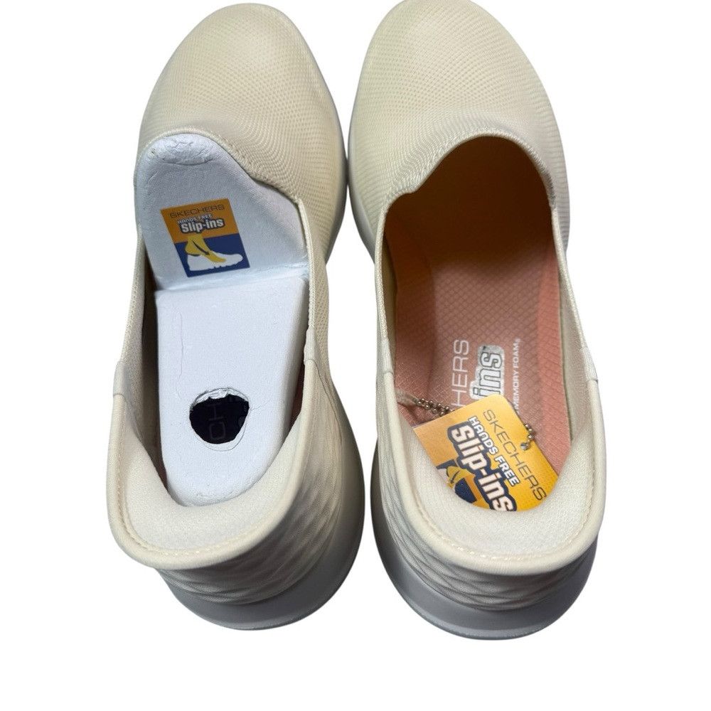 SKECHERS New Skechers Slip-Ins GO Walk Joy Vela Off White Sneakers S Size US 12 / IT 42 - 9 Thumbnail