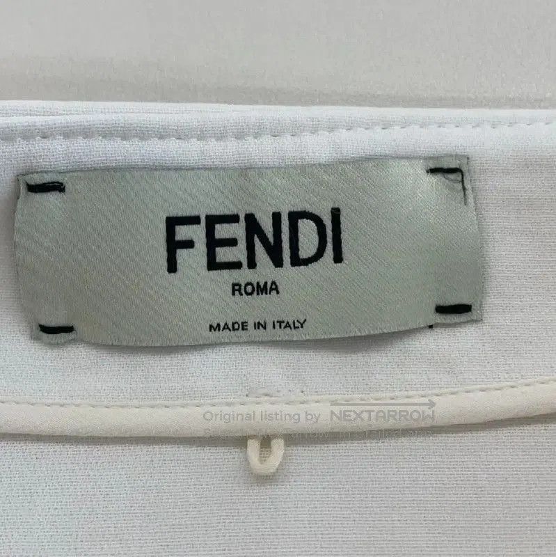 Fendi Fendi White Cotton Midi Skirt for Women . Size 30" / US 8 / IT 44 - 2 Thumbnail
