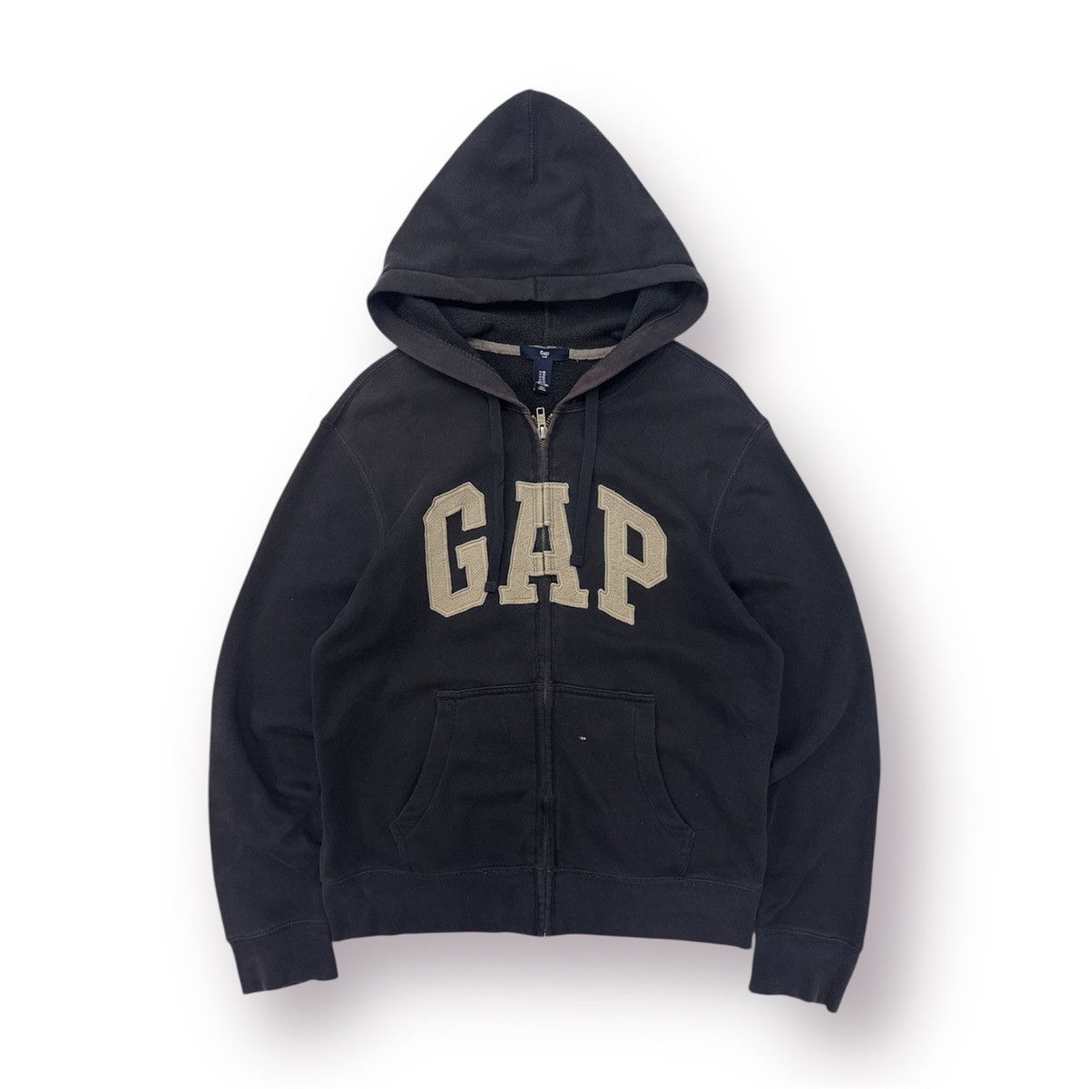Gap 🔥 Distressed GAP Streetwear Hoodie Sunfaded Blue - XS Size US XS / EU 42 / 0 - 1 Thumbnail