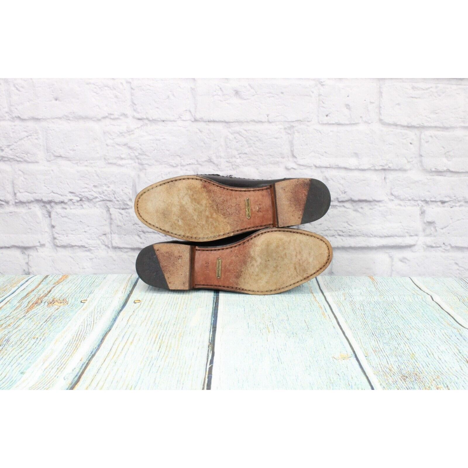 Leather Garys International Womens Tassel Slip On Dress Shoes Size US 9.5 / IT 39.5 - 9 Thumbnail