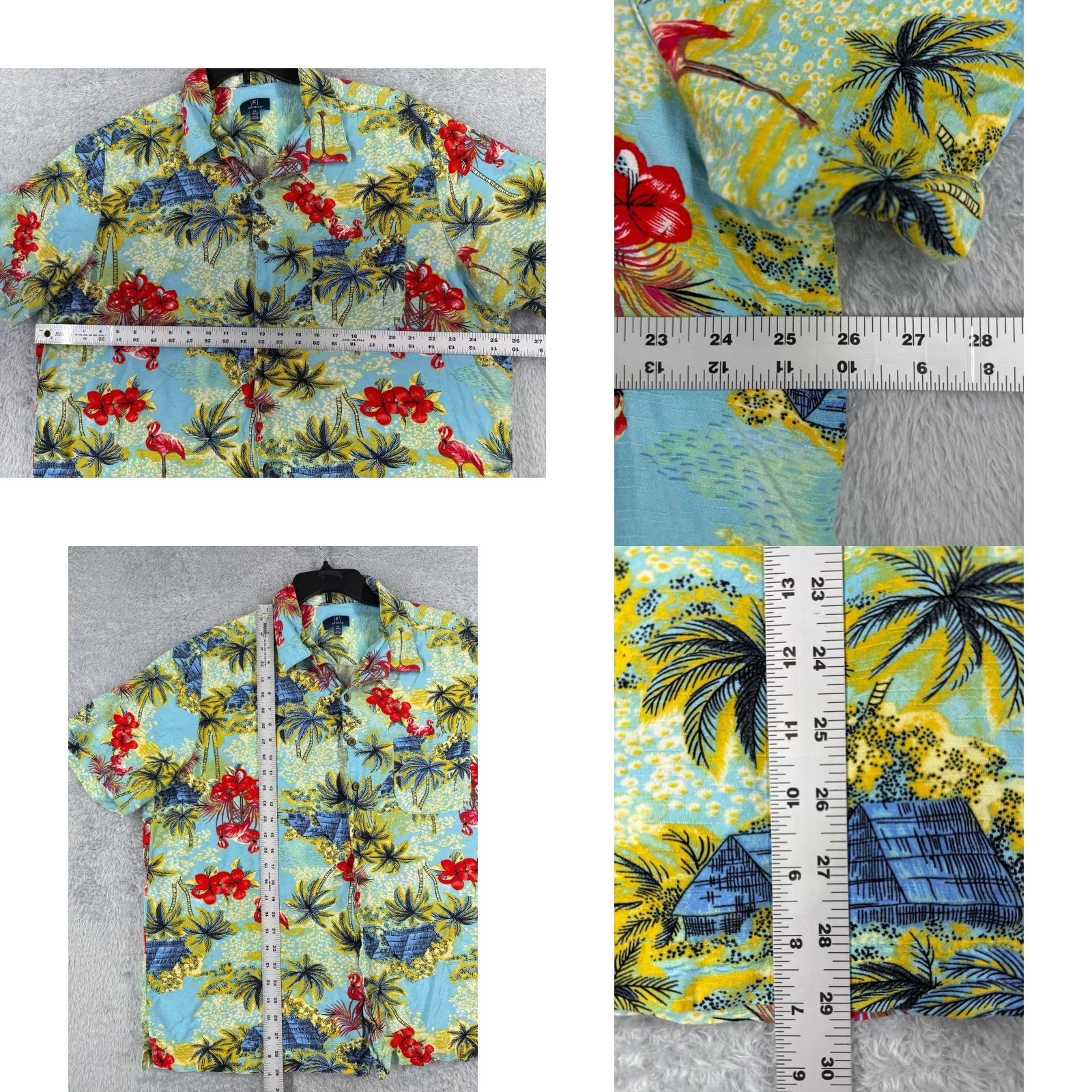 George VINTAGE George Shirt Mens 2XL Blue Floral Hawaiian Short Sleeve Button-Up Adult 2XL Mens Hawaiian Shirt Size US XXL / EU 58 / 5 - 8 Thumbnail