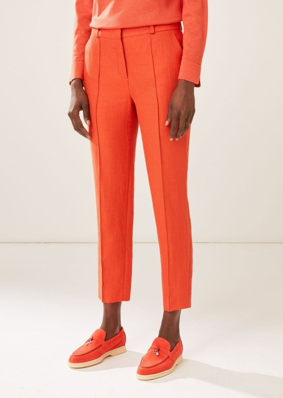 Loro Piana o1srvl11e0424 Trouser in Orange Size 36" / US 14 / IT 50 - 2 Thumbnail