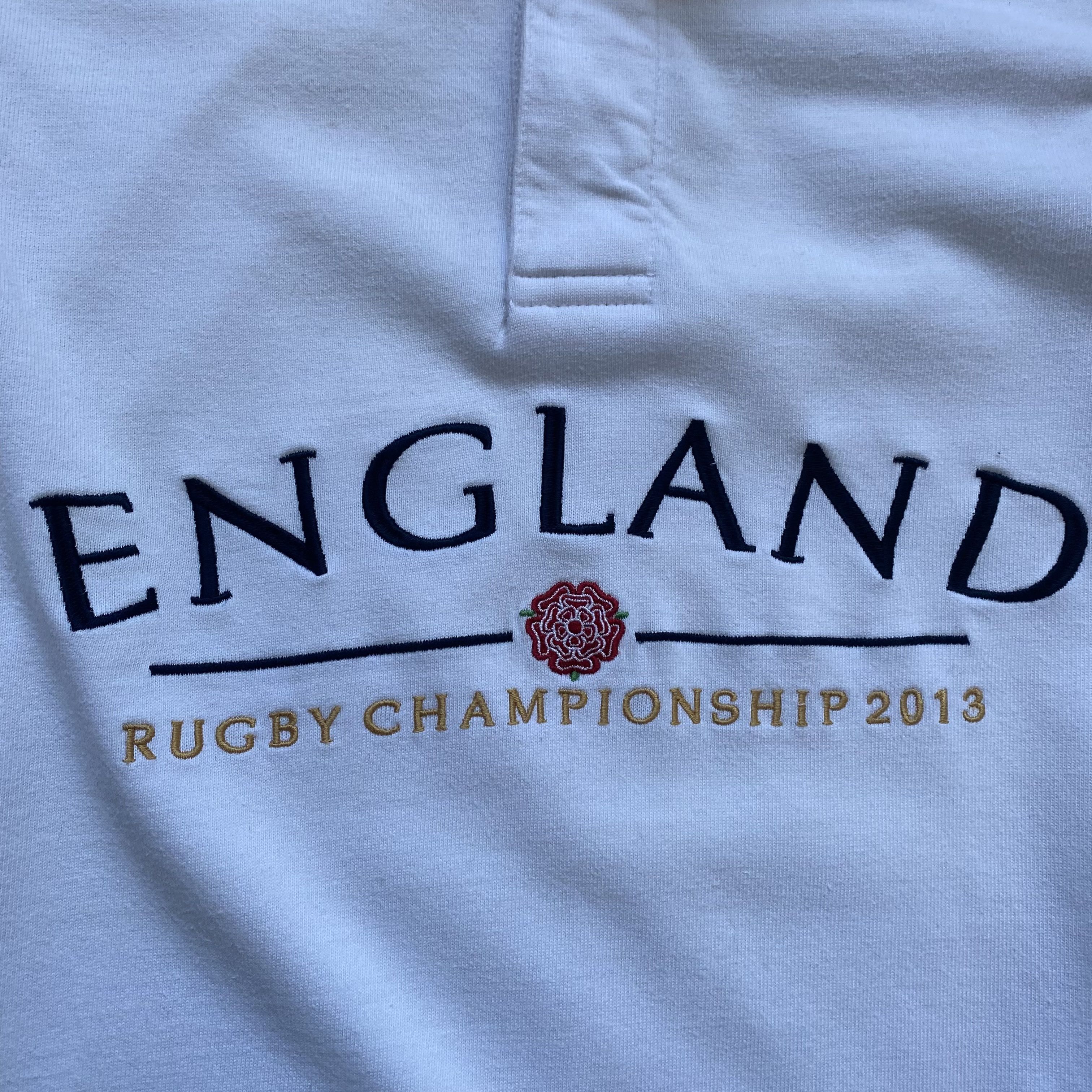 Cotton Traders 🏈 Vintage England Rugby jersey Championship Shirt blockore Size US XL / EU 56 / 4 - 4 Thumbnail