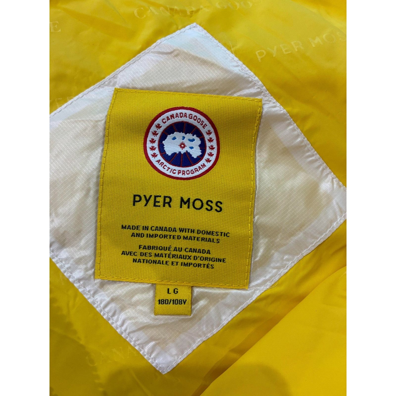 Canada Goose Canada Goose White & Yellow Pyer Moss Vest Size US L / EU 52-54 / 3 - 3 Thumbnail