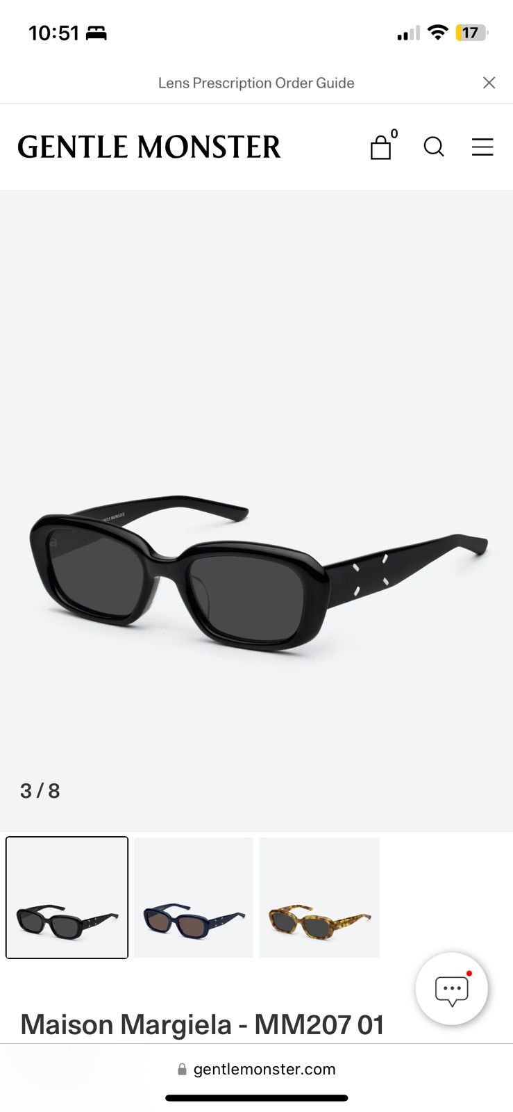 Gentle Monster × Maison Margiela Gentle monster maison margiela m207 sunglasses Size ONE SIZE - 4 Thumbnail