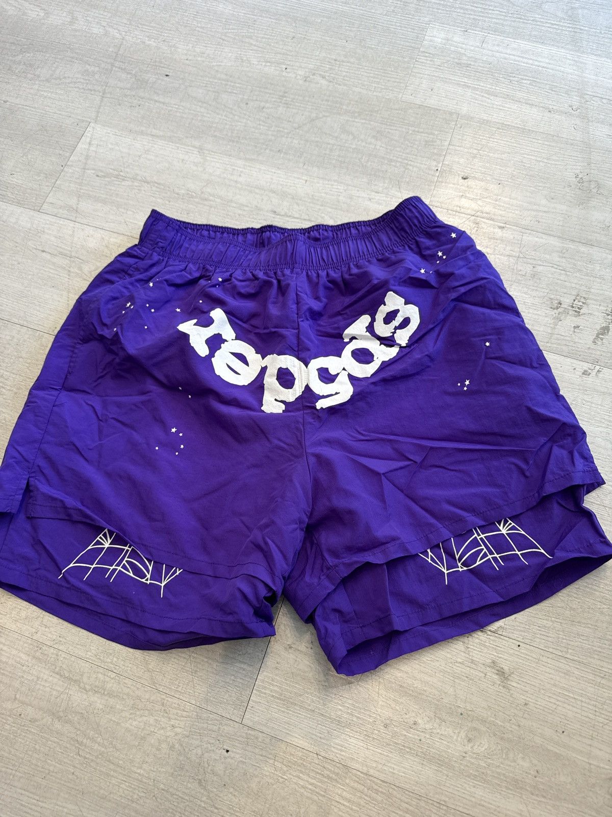 Sp5der Sp5der worldwide soccer shorts purple Size US 34 / EU 50 - 1 Thumbnail