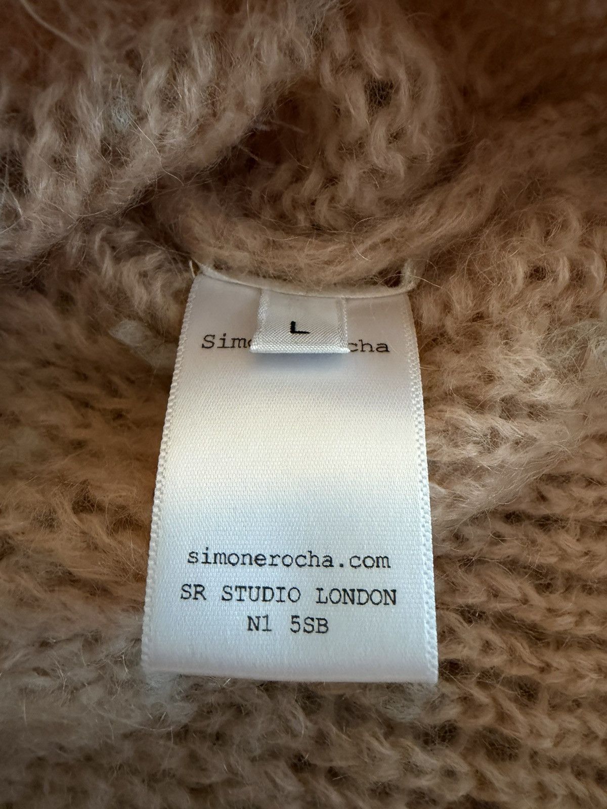 Simone Rocha Simone Rocha Mohair Sweater (Size L) Size US L / EU 52-54 / 3 - 3 Thumbnail