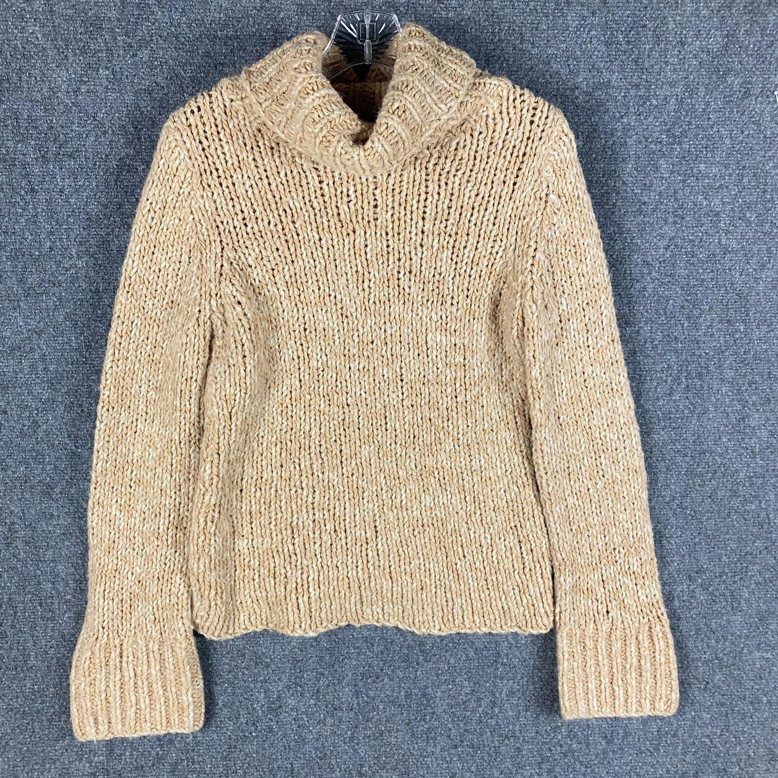 Express Express Handknit Sweater Women's Acrylic Wool S Cowl Neck Size S / US 4 / IT 40 - 1 Thumbnail