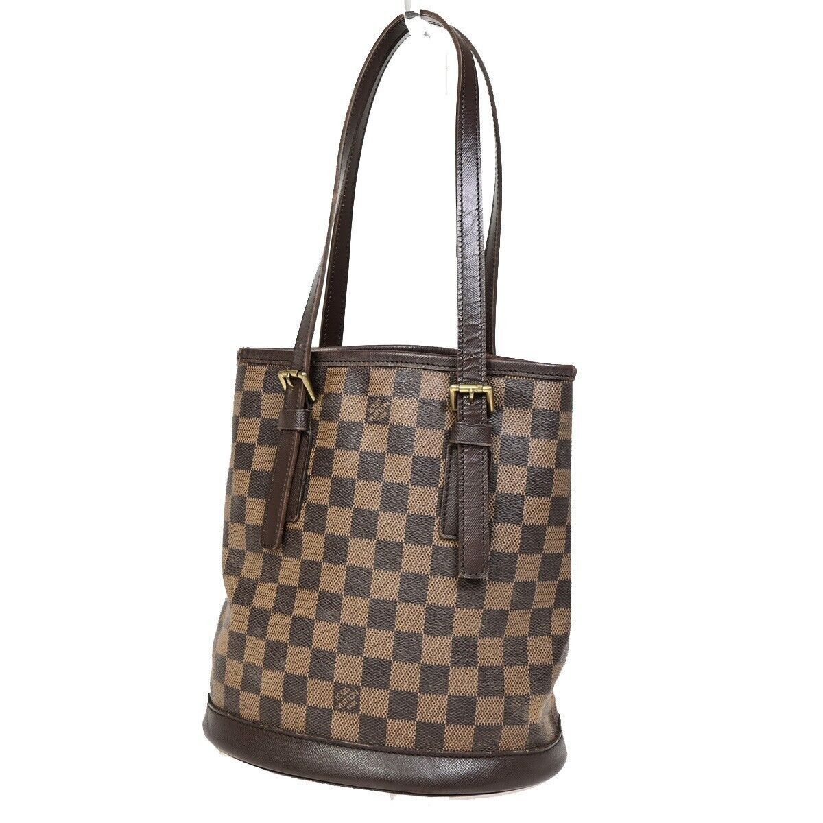 Louis Vuitton Marais Brown Canvas Shoulder Bag (Pre-Owned) Size ONE SIZE - 1 Thumbnail
