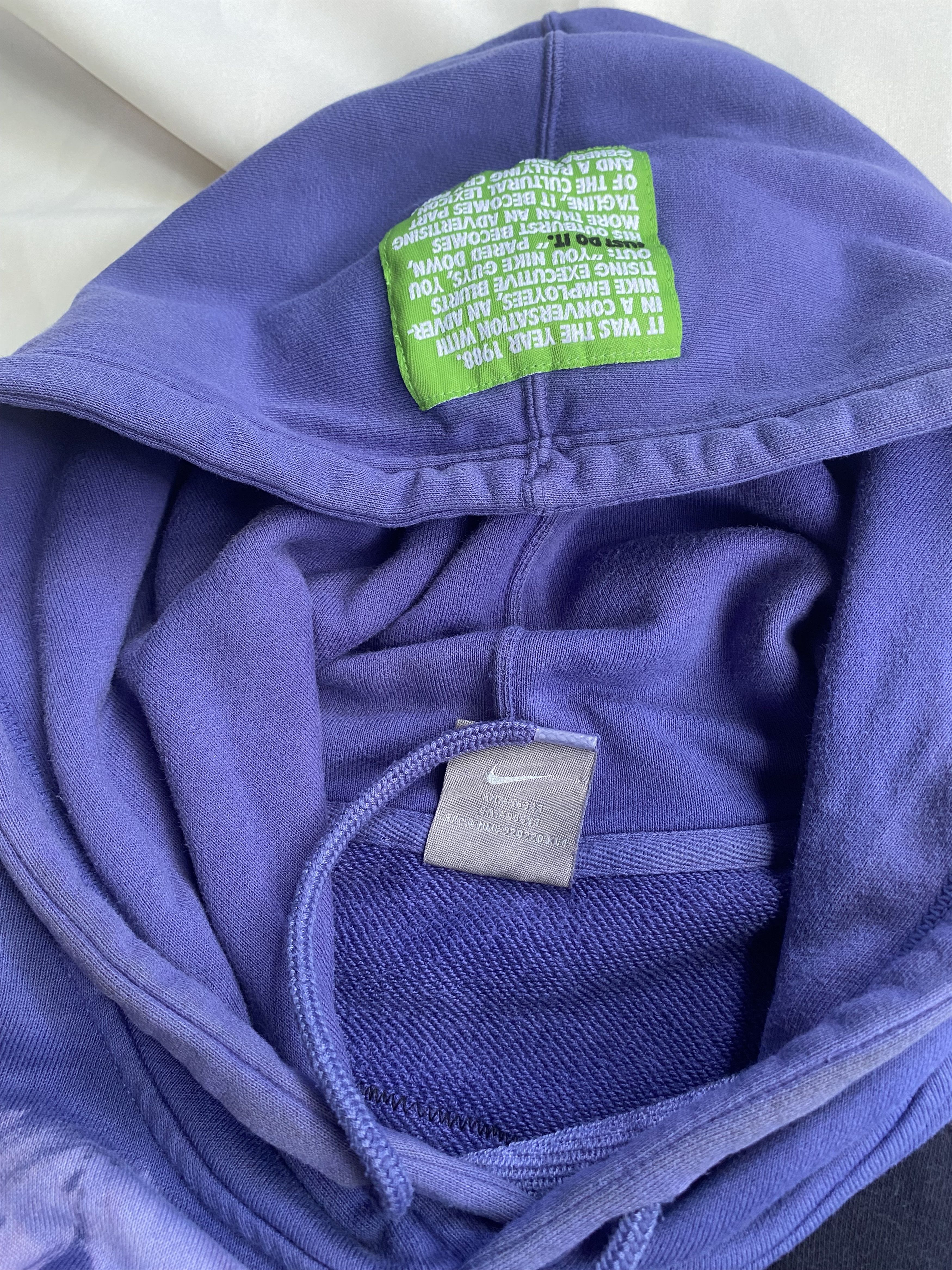Designer × Nike ( SOLD ) 1 OF 1 REWORKED Y2K NIKE JDI HOODIE Size US XL / EU 56 / 4 - 5 Thumbnail