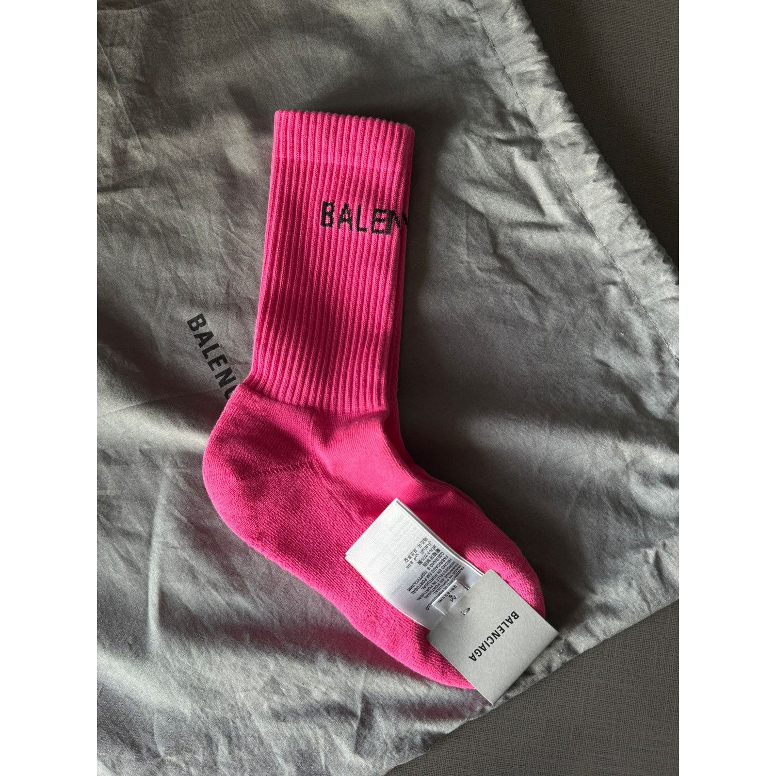Balenciaga o1alis0126 Size: M / Socks in Pink Size ONE SIZE - 5 Thumbnail