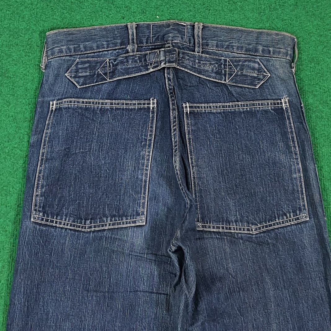 Beams Plus Vintage BEAMS BOY Military Work Denim Pants C280N8 Size 31" - 4 Thumbnail