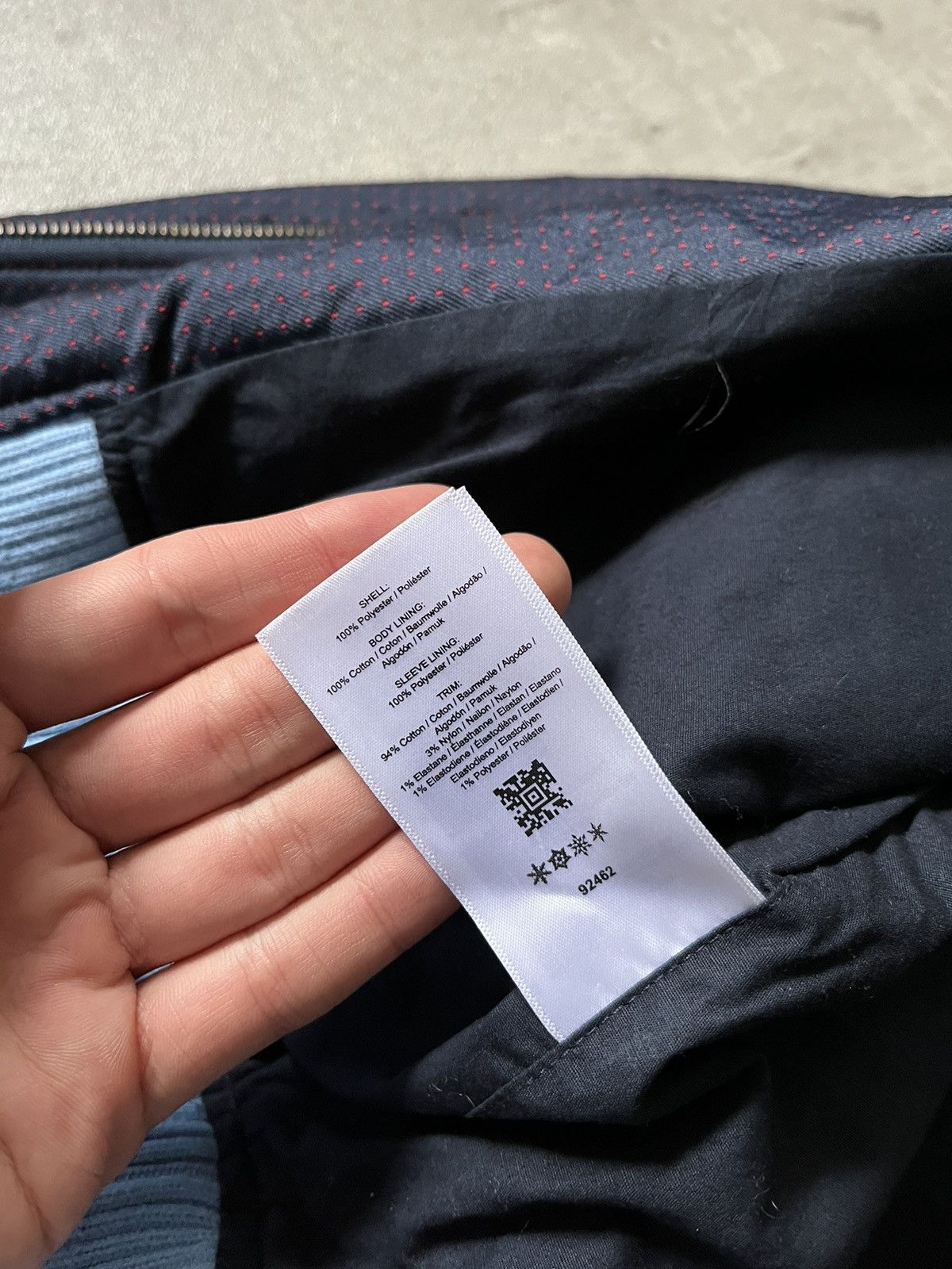 Fred Perry × Raf Simons Raf Simons X Fred Perry light bomber jacket navy Size US M / EU 48-50 / 2 - 13 Thumbnail