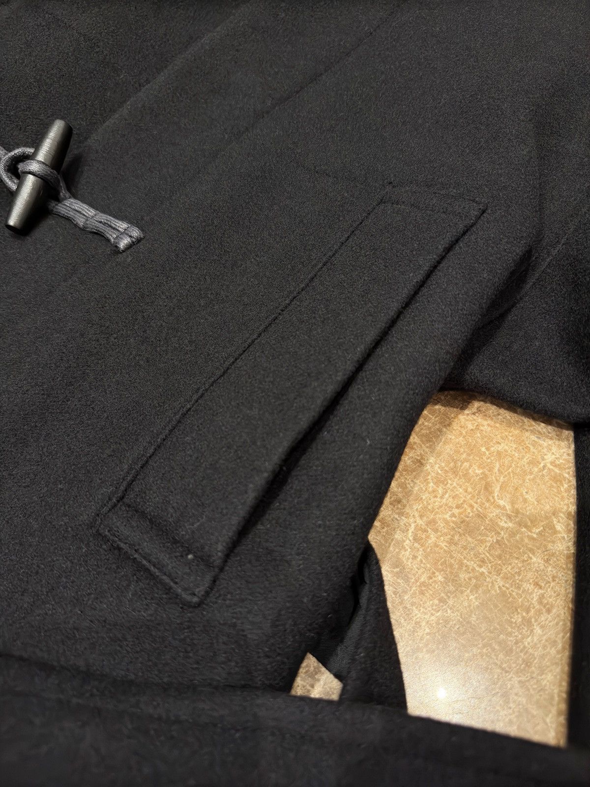 Other Black 100% wool duffle coat with tie belt Size M / US 6-8 / IT 42-44 - 5 Thumbnail