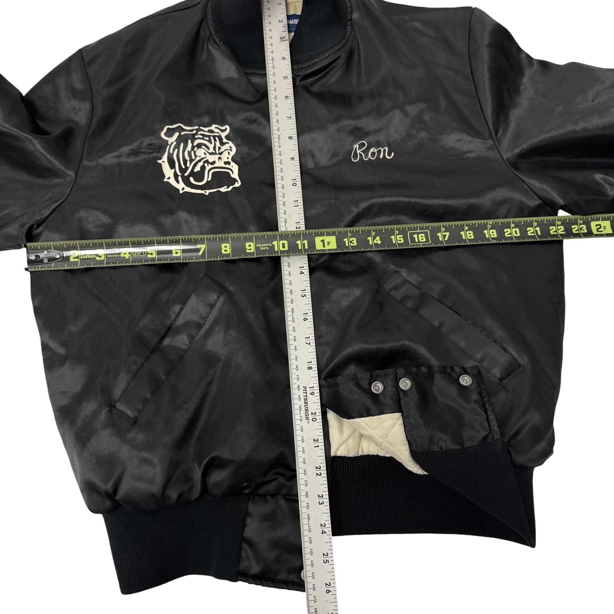 Holloway Vtg Holloway SATIN Quilted COMPANION K-9 ACADEMY Bomber Size US M / EU 48-50 / 2 - 7 Thumbnail