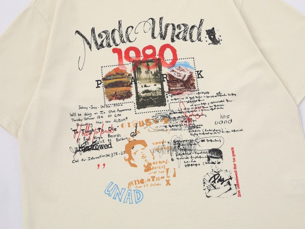 Japanese Brand American street graffiti landscape short-sleeved t-shirt Size US M / EU 48-50 / 2 - 3 Thumbnail