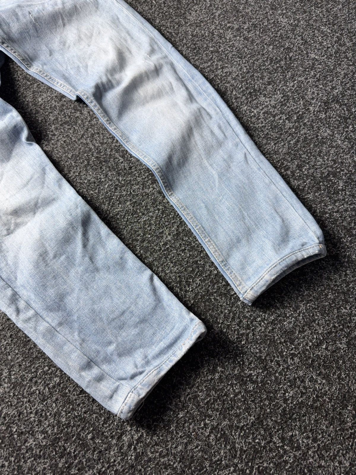 Diesel Luxury 00s Diesel Skinny Light Wash Jeans Y2K Made in Italy Size US 31 - 4 Thumbnail