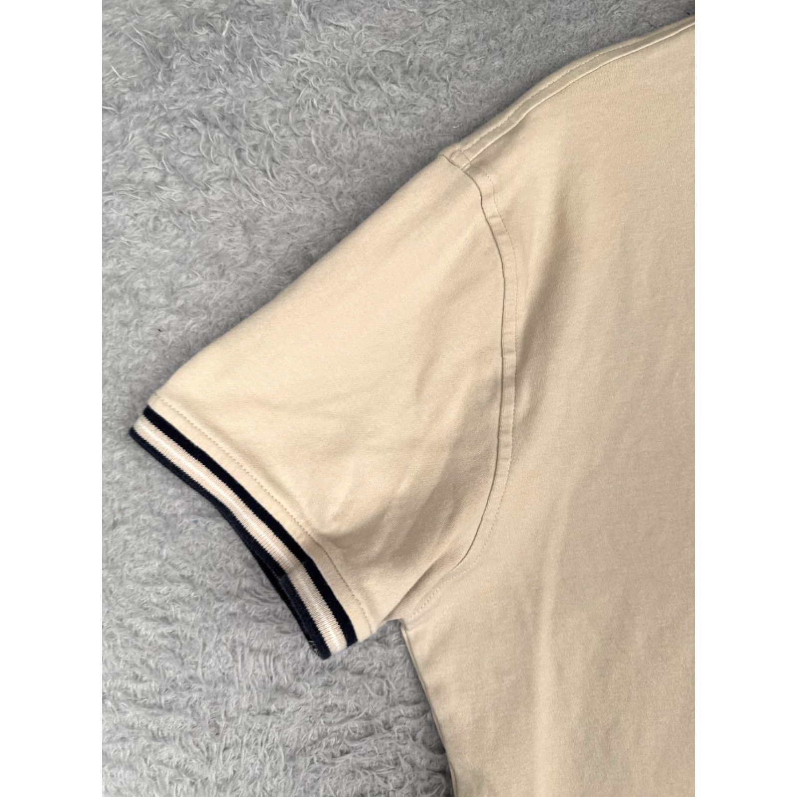 Tommy Hilfiger VINTAGE? No — Tommy Hilfiger Polo Shirt Men XL Ivory Cotton Short Sleeve 100% Classic Slimming Logo Embroidered 90s/Modern Theme Mens Size US XL / EU 56 / 4 - 3 Thumbnail