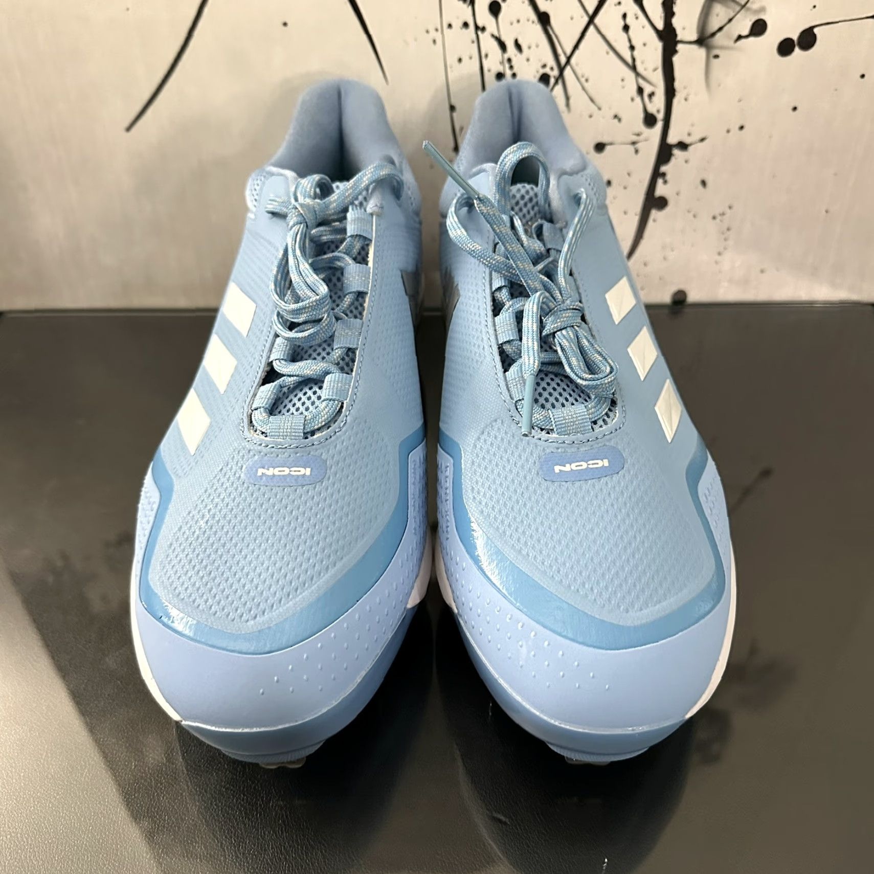 Adidas Adidas Icon Low Baseball Cleats Mens 14 UNC Legend Blue GX5835 Size US 14 / EU 47 - 2 Thumbnail