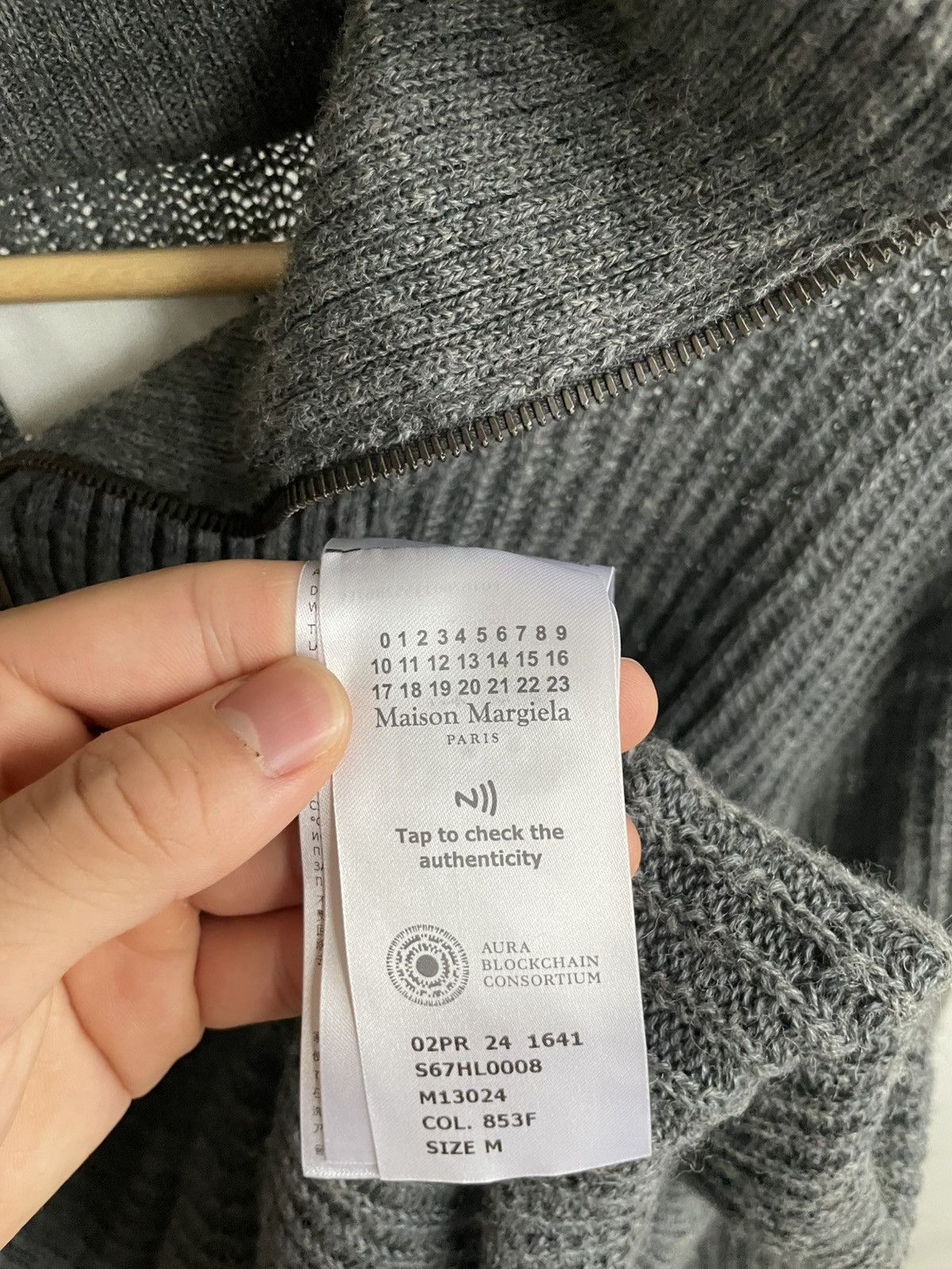 Maison Margiela Maison Margiela knit quarter zip Size US M / EU 48-50 / 2 - 4 Thumbnail