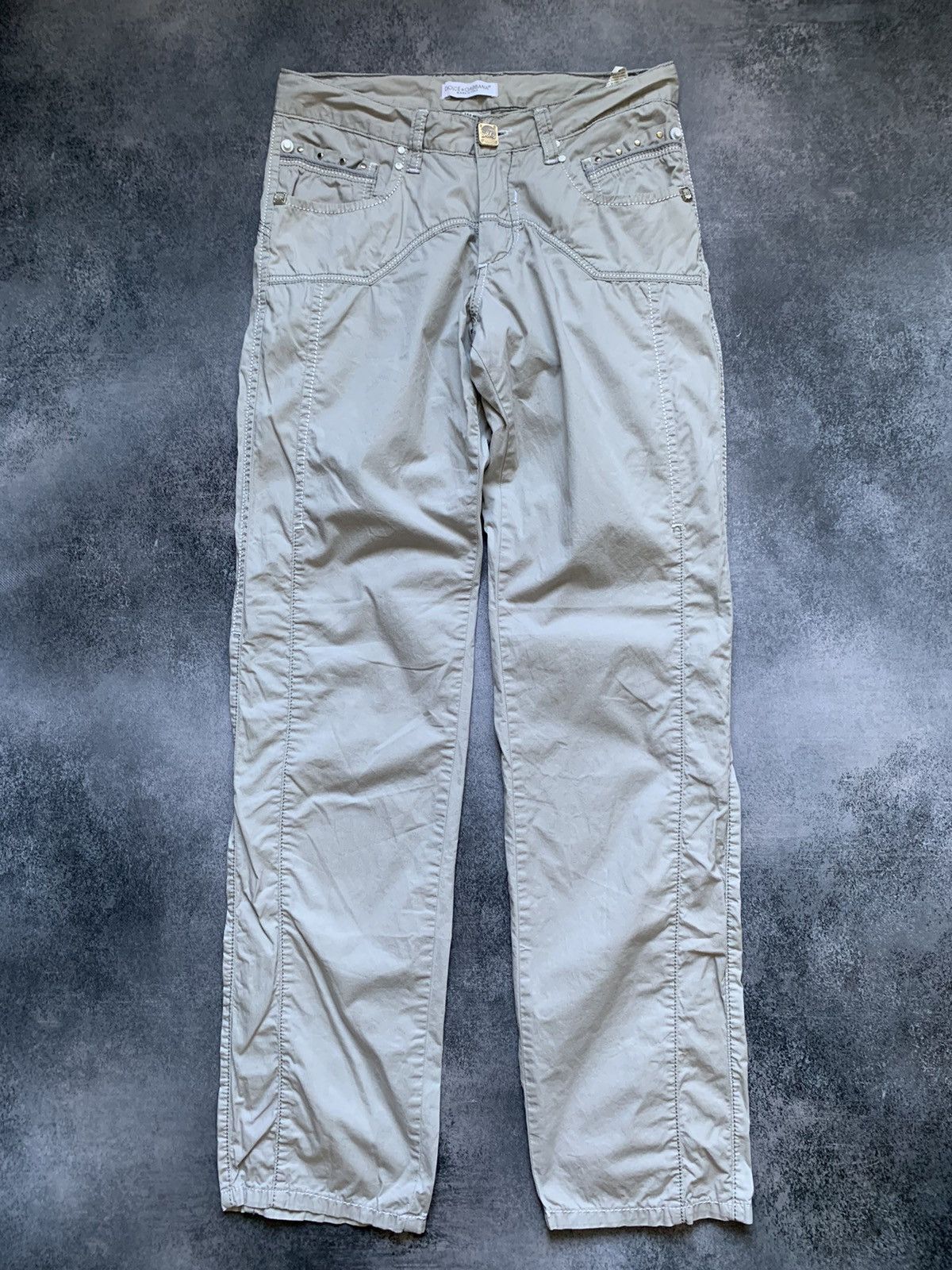 Dolce & Gabbana × Hysteric Glamour × Japanese Brand Vintage Avant Garde Balenciaga Style Dolce & Gabbana Pants Size US 31 - 2 Thumbnail