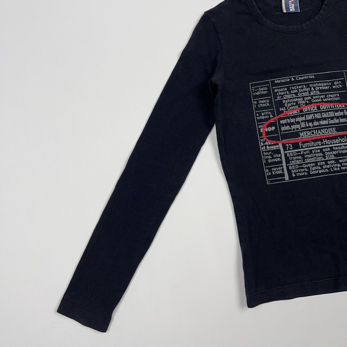 Jean Paul Gaultier Jean Paul Gaultier Vintage Printed Longsleeve Tee Size S / US 4 / IT 40 - 8 Thumbnail
