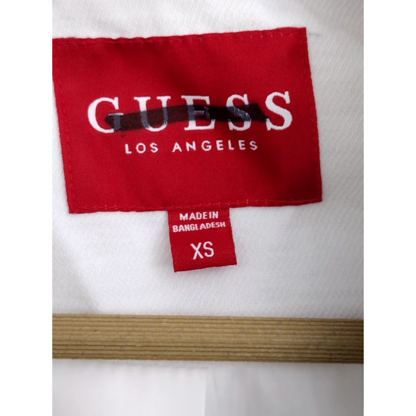 Guess GUESS Blazer Jacket Ivory XS Women 3/4 Sleeve Cotton Blend Mid-Length Button Casual Solid Knitwear Jackets Size XS / US 0-2 / IT 36-38 - 6 Thumbnail