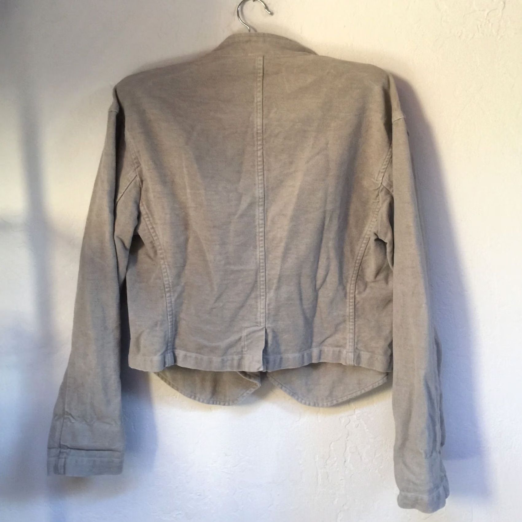 Doublet Lilith Women's Cotton Double Breasted Crop Blazer Jacket Brown Large Lightweight Size L / US 10 / IT 46 - 2 Thumbnail