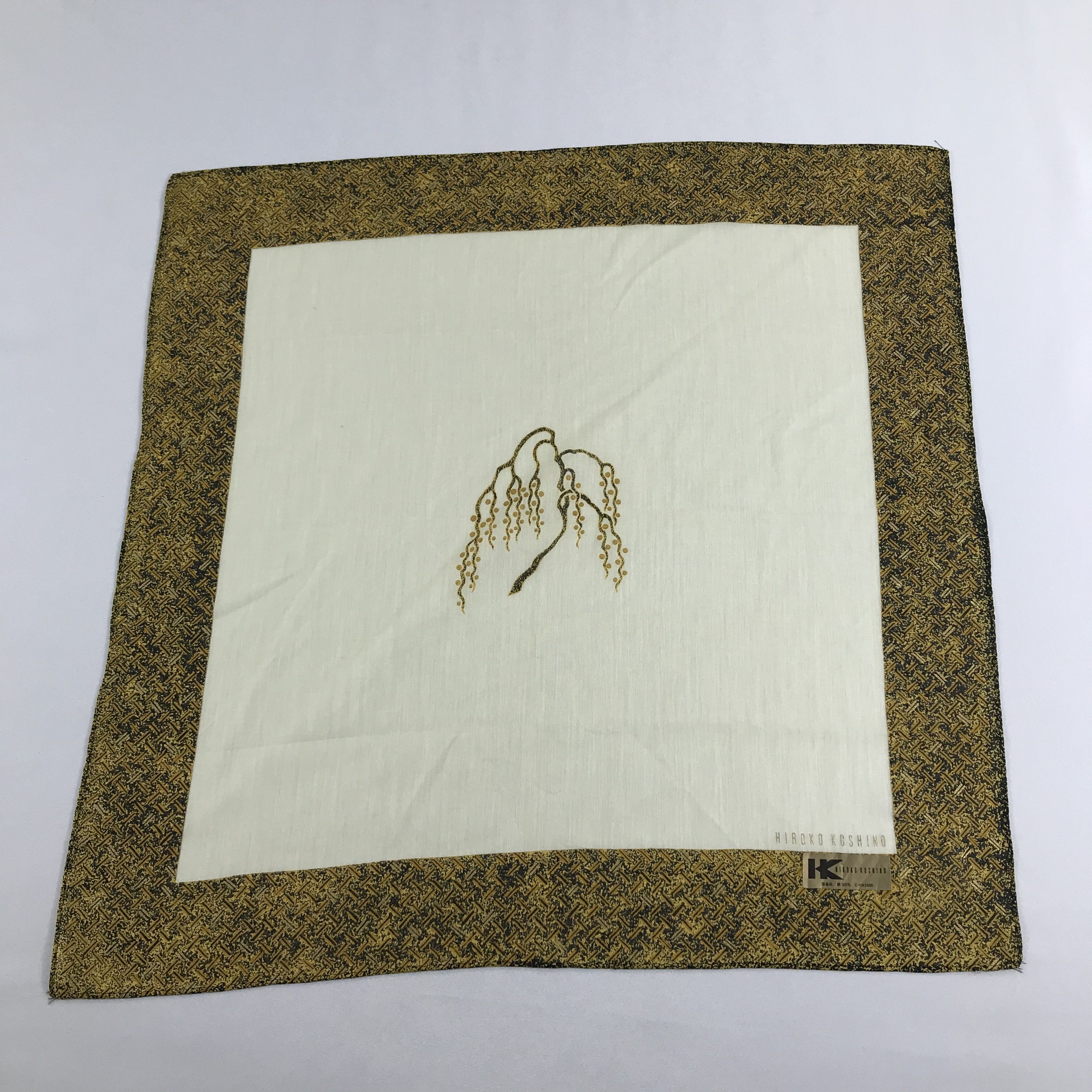 Hiroko Koshino Homme Hiroko Koshino Handkerchief Neckerchief Bandana H1108 Size ONE SIZE - 2 Thumbnail
