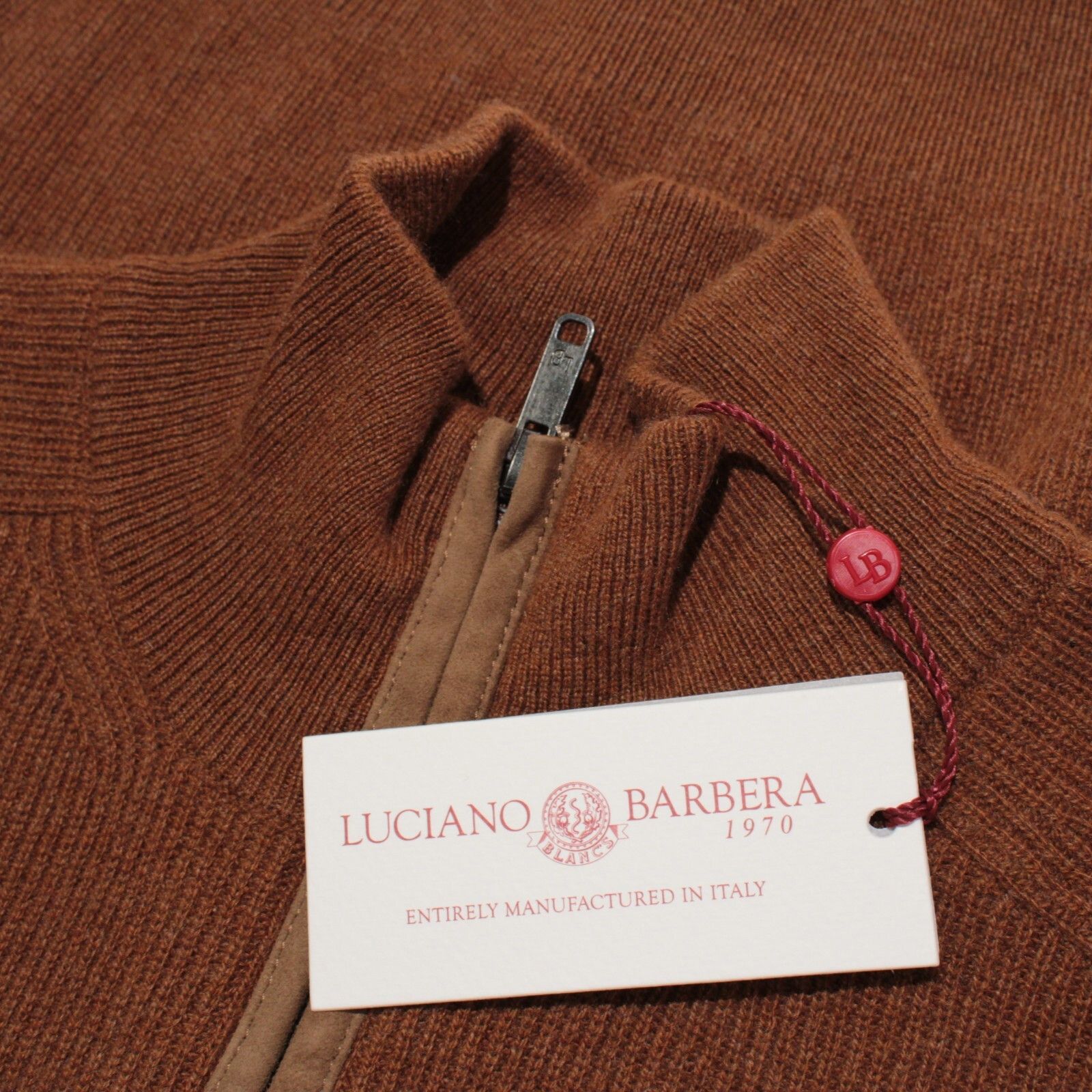 Luciano Barbera Luciano Barbera Sweater Size US M in Brown Size US M / EU 48-50 / 2 - 1 Thumbnail