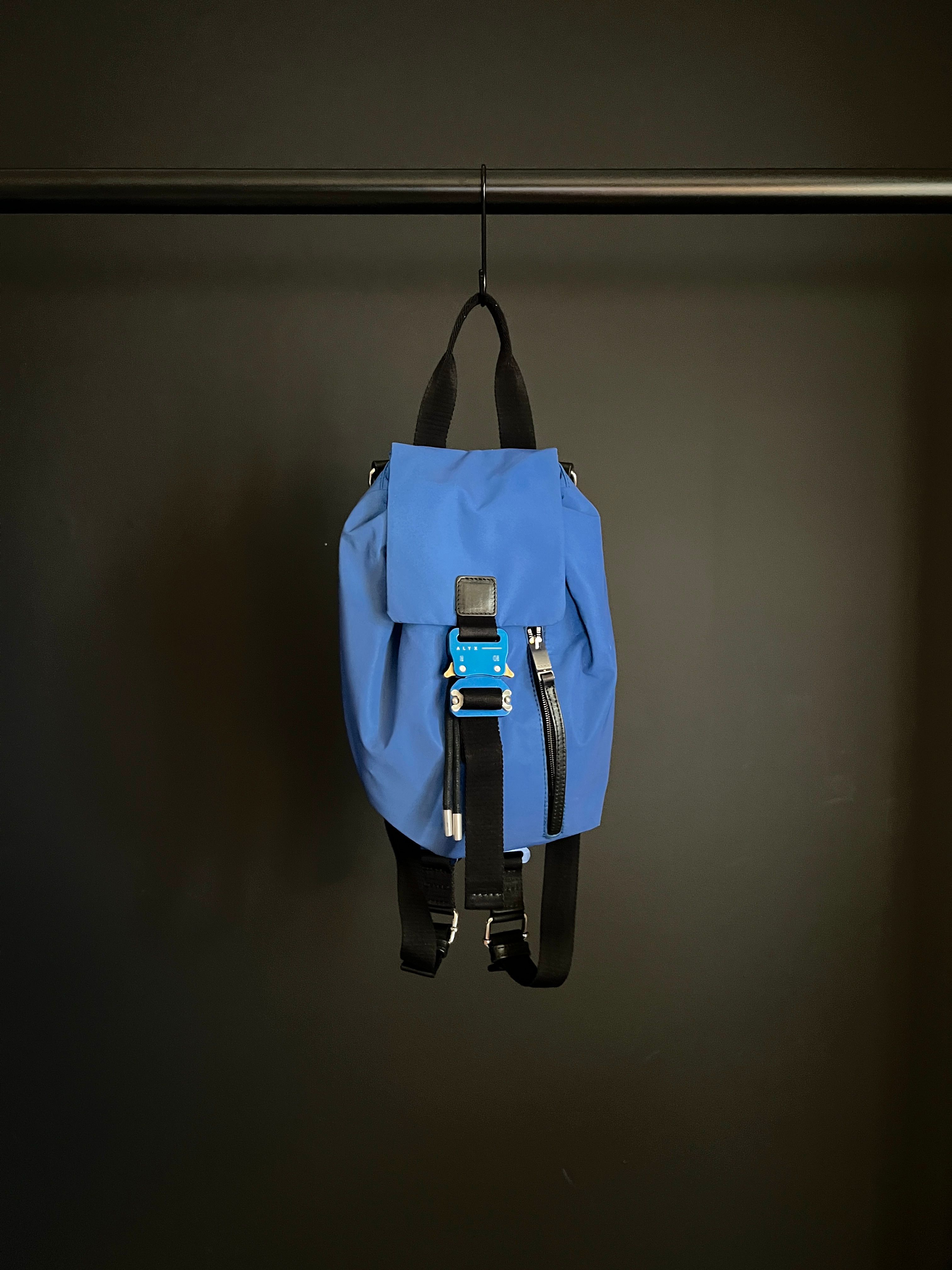 Pre-owned Alyx Colorway Reflective Backpack In Blue