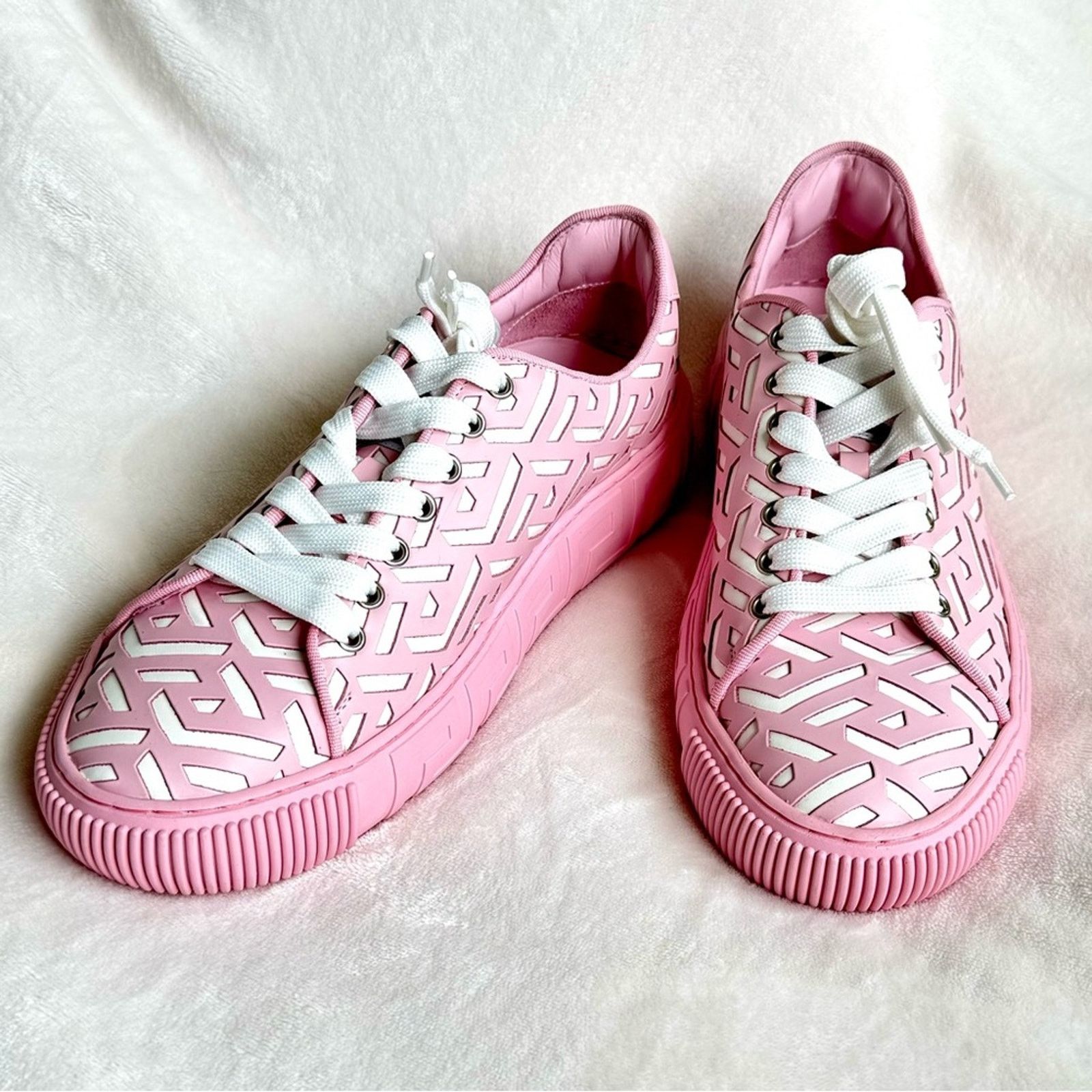 Versace New! VERSACE Shoes, Size 41, Unisex, Versace Greca Lasercut Size US 9 / IT 39 - 2 Thumbnail