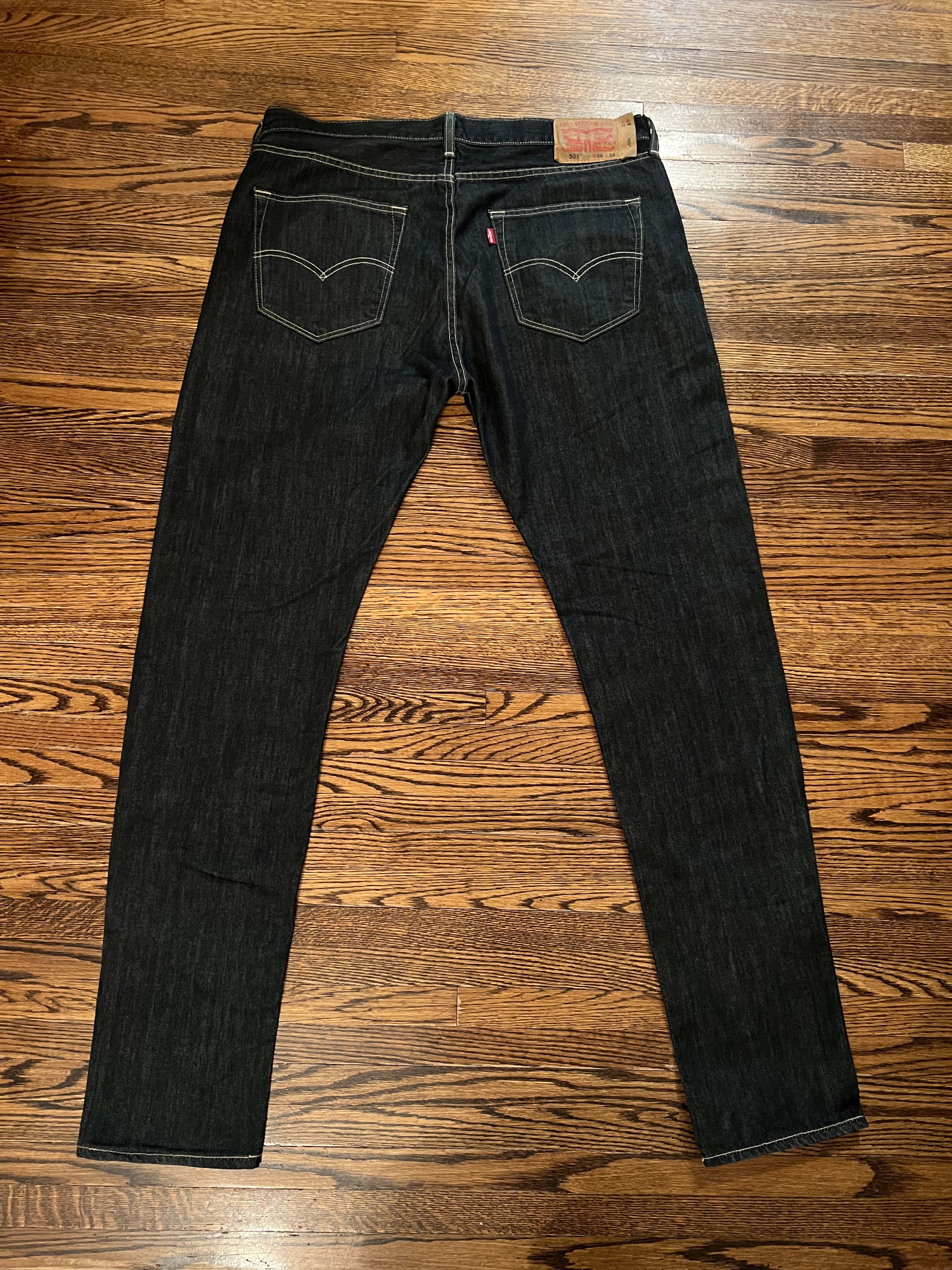 Levi's Levi's 501 Blue Denim Jeans Size US 36 / EU 52 - 1 Thumbnail