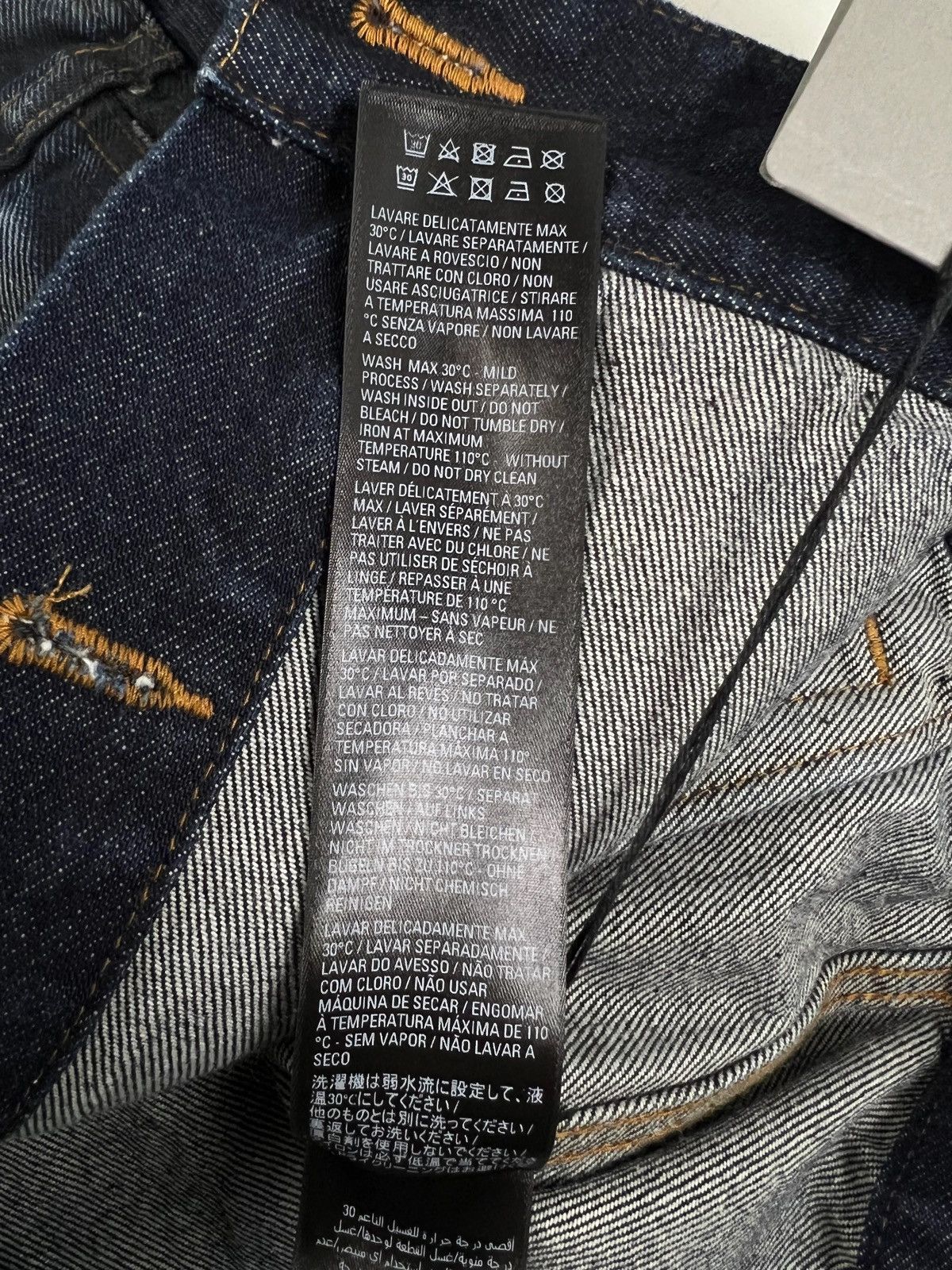 Balenciaga BALENCIAGA DIRTY BLUE SWING DENIM JEANS JACKET SZ:38 Size US M / EU 48-50 / 2 - 7 Thumbnail