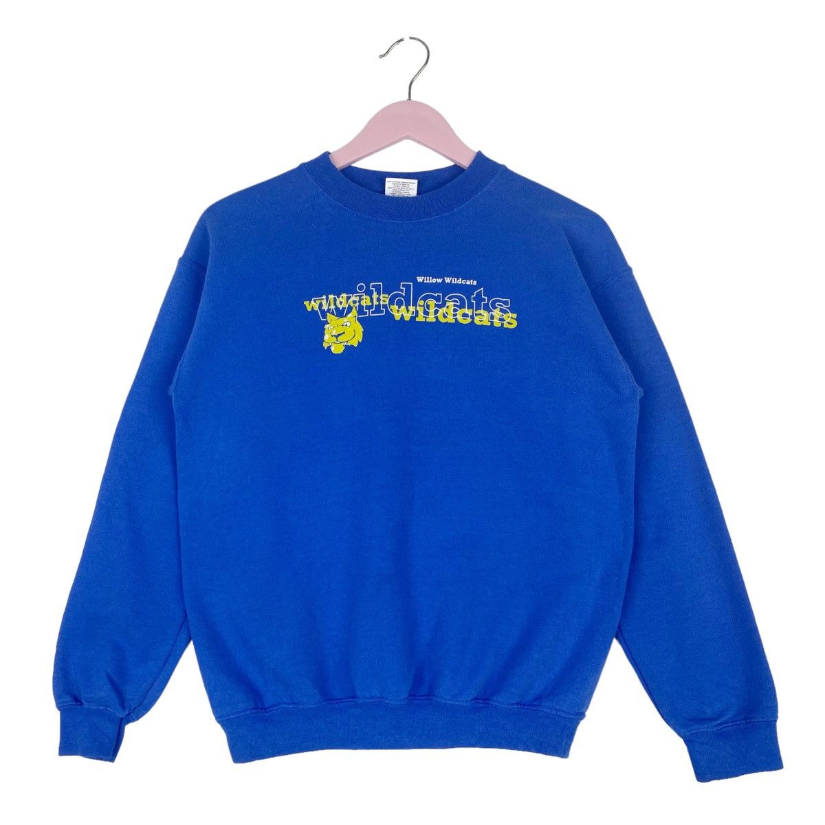 Gildan Willow Wildcats Blue Sweatshirt Crewneck Pullover Jumper Size US M / EU 48-50 / 2 - 1 Thumbnail