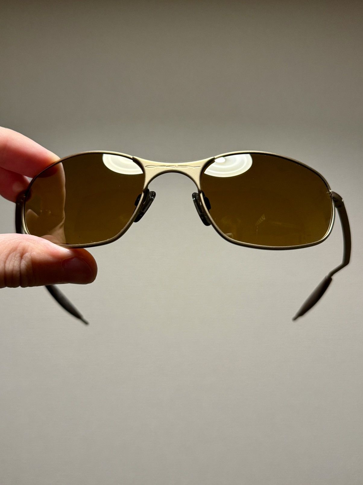 Oakley OAKLEY SQUARE WIRE 1.0 GOLD SUNGLASSES | Grailed