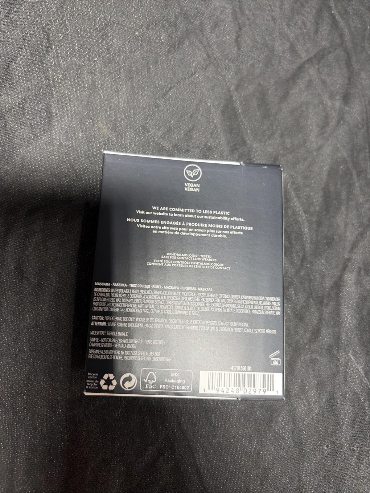 Other bareMinerals MAXIMIST Phyto-Fiber Volumizing Mascara .16 NEW Size ONE SIZE - 3 Thumbnail