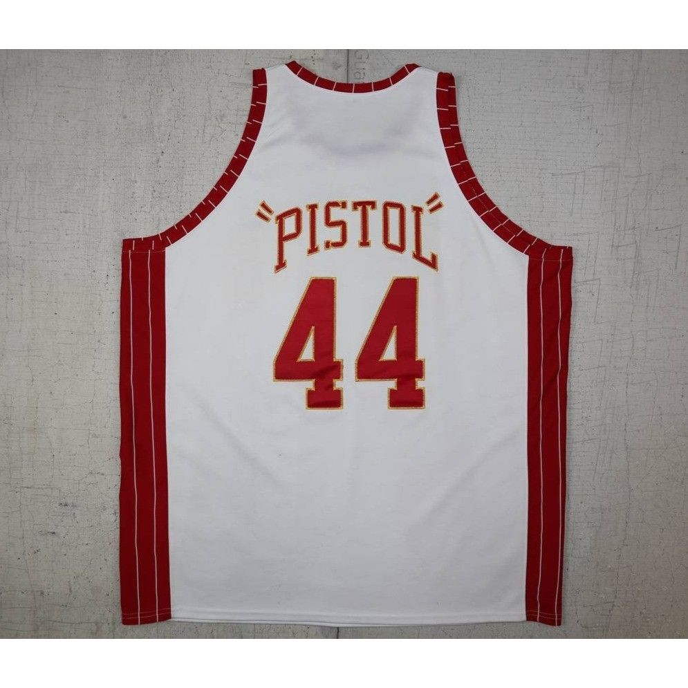 Mitchell & Ness Mitchell & Ness Atlanta Hawks Pistol Pete Jersey 44 1973-74 Size US M / EU 48-50 / 2 - 2 Thumbnail