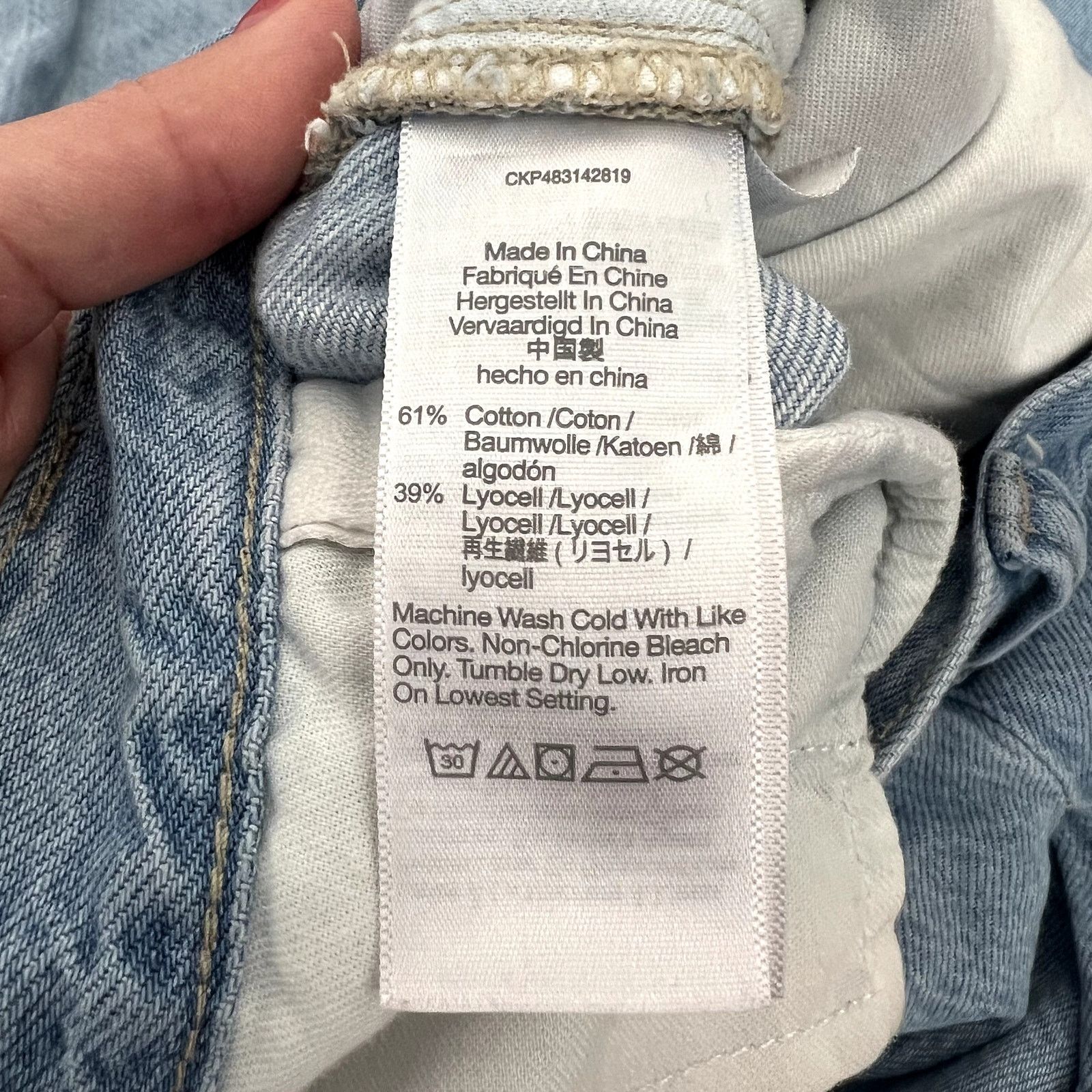 Madewell Madewell The Harlow Wide Leg Jeans size 28 Blue Size 28" / US 6 / IT 42 - 6 Thumbnail