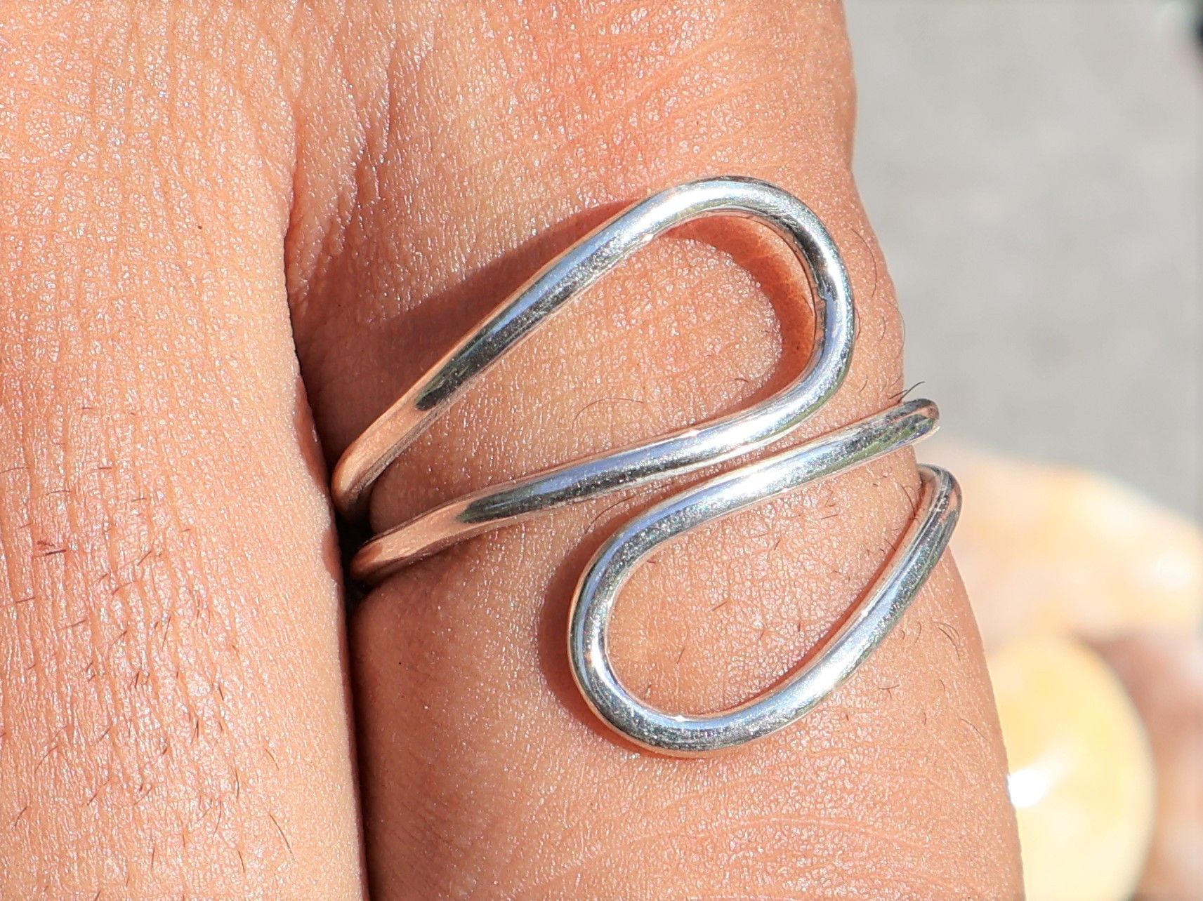 Handmade Silver Band Ring, 925 Silver Jewelry, Handmade Promise Ring, Size ONE SIZE - 8 Thumbnail