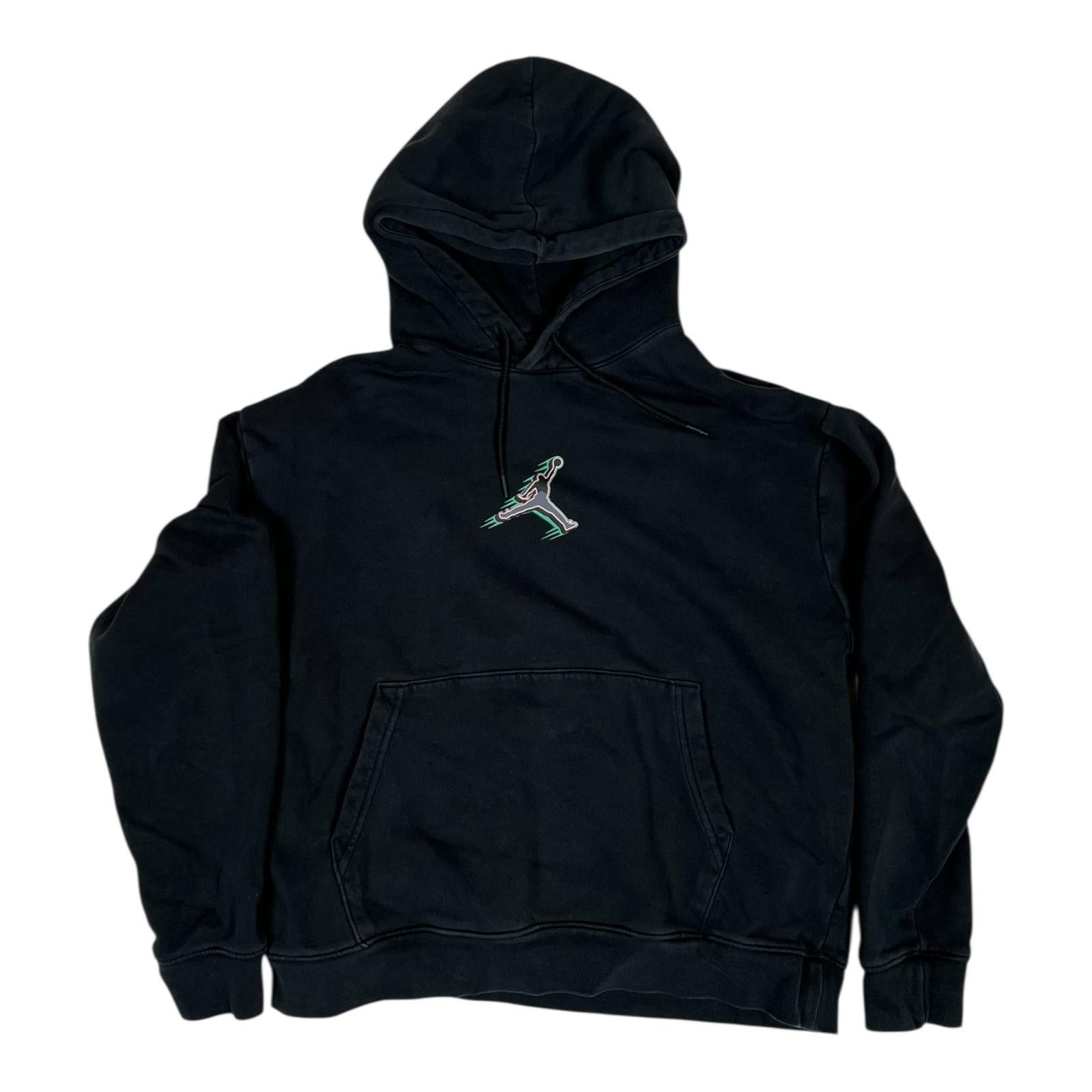 Jordan Brand Jordan Hoodie Mens Large Black Cat Panther Graphic Jumpman P Size US L / EU 52-54 / 3 - 2 Thumbnail