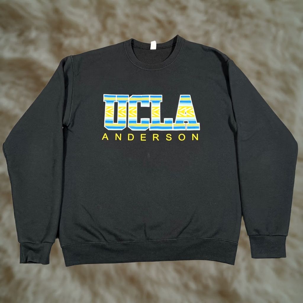 JW Anderson UCLA Sweatshirt Mens Large Black Crewneck Pullover Collegiate Sweater Anderson Size US L / EU 52-54 / 3 - 1 Thumbnail