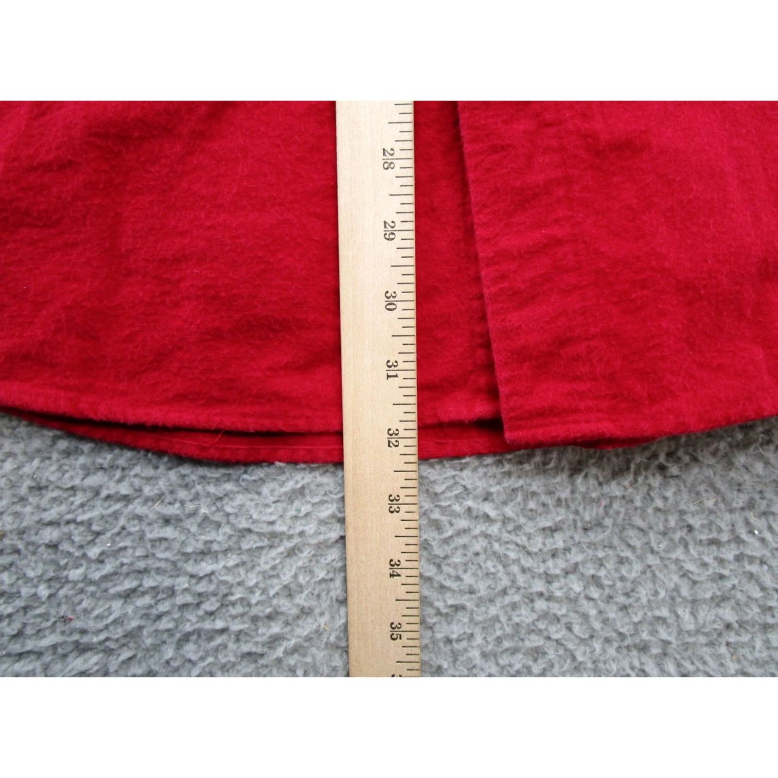 Vintage Backpacker VTG 90's Red Chamois Button Up Flannel Shirt Heavy LS Outdoor Read Shirt Mens L Red Flannel Button-Up Outdoor Vintage non Size US L / EU 52-54 / 3 - 6 Thumbnail