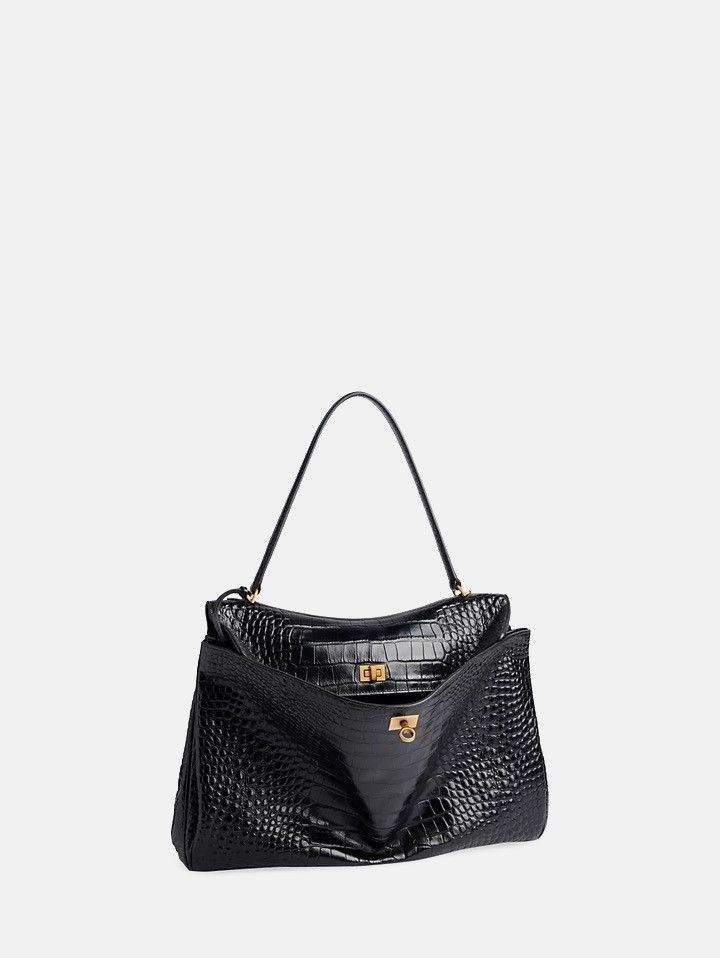 Balenciaga Balenciaga Rodeo Large Handbag Crocodile Embossed Size ONE SIZE - 2 Thumbnail
