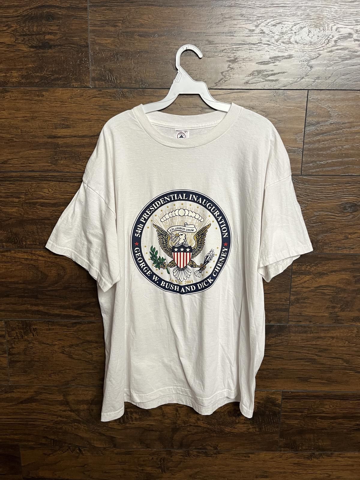 Delta VTG Tee 54th Presidential Inauguration Bush and Cheney Size US XL / EU 56 / 4 - 1 Thumbnail