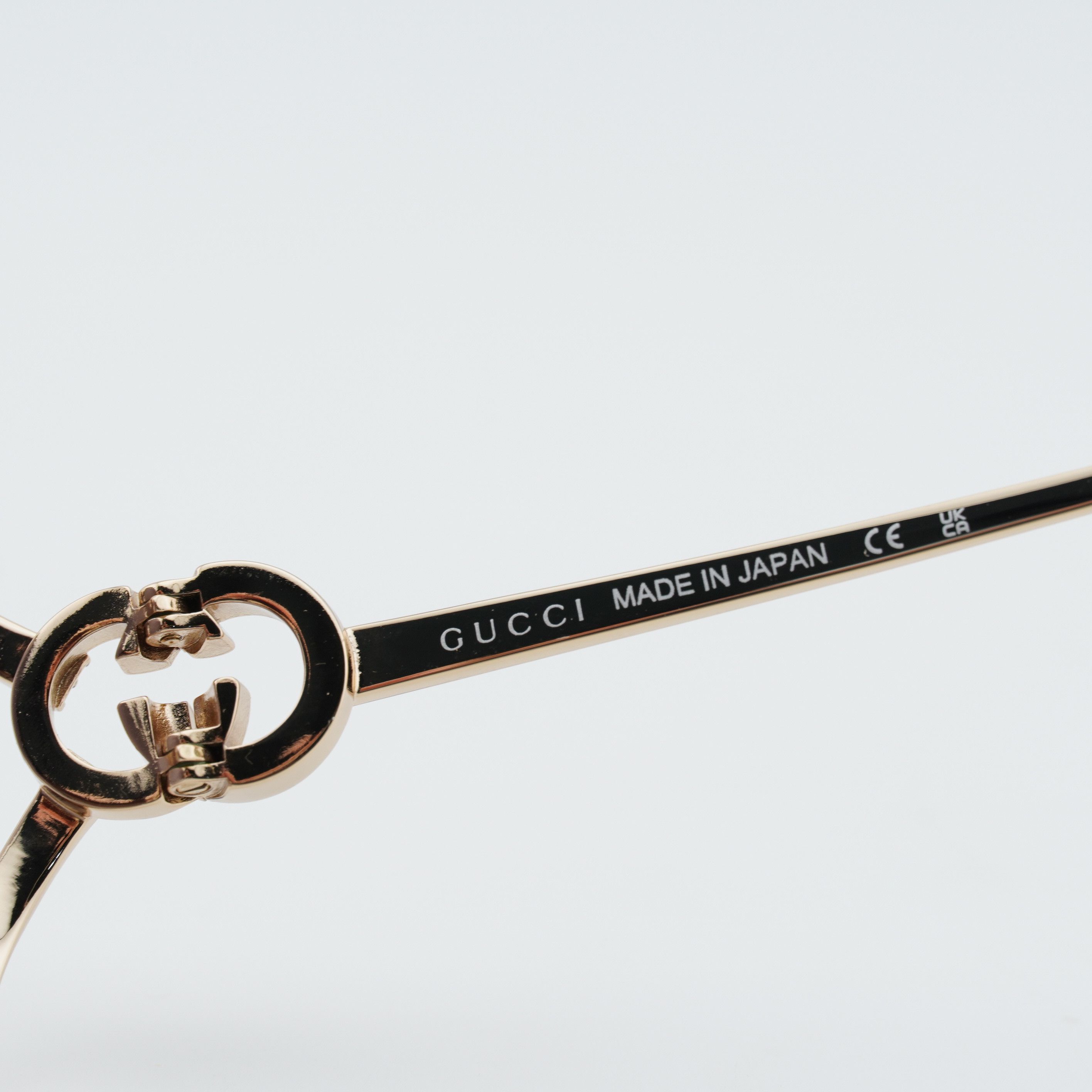 Gucci Gucci GG1323S 001 Sunglasses Gold Square Frame, Grey Lenses Size ONE SIZE - 4 Thumbnail